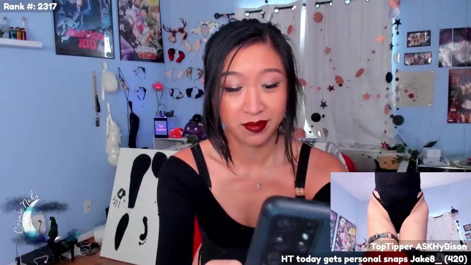 Gallery image thumbnail from CosmicNeko's myfreecams stream on, 03/09/2025, 24:03 image 4 of 20