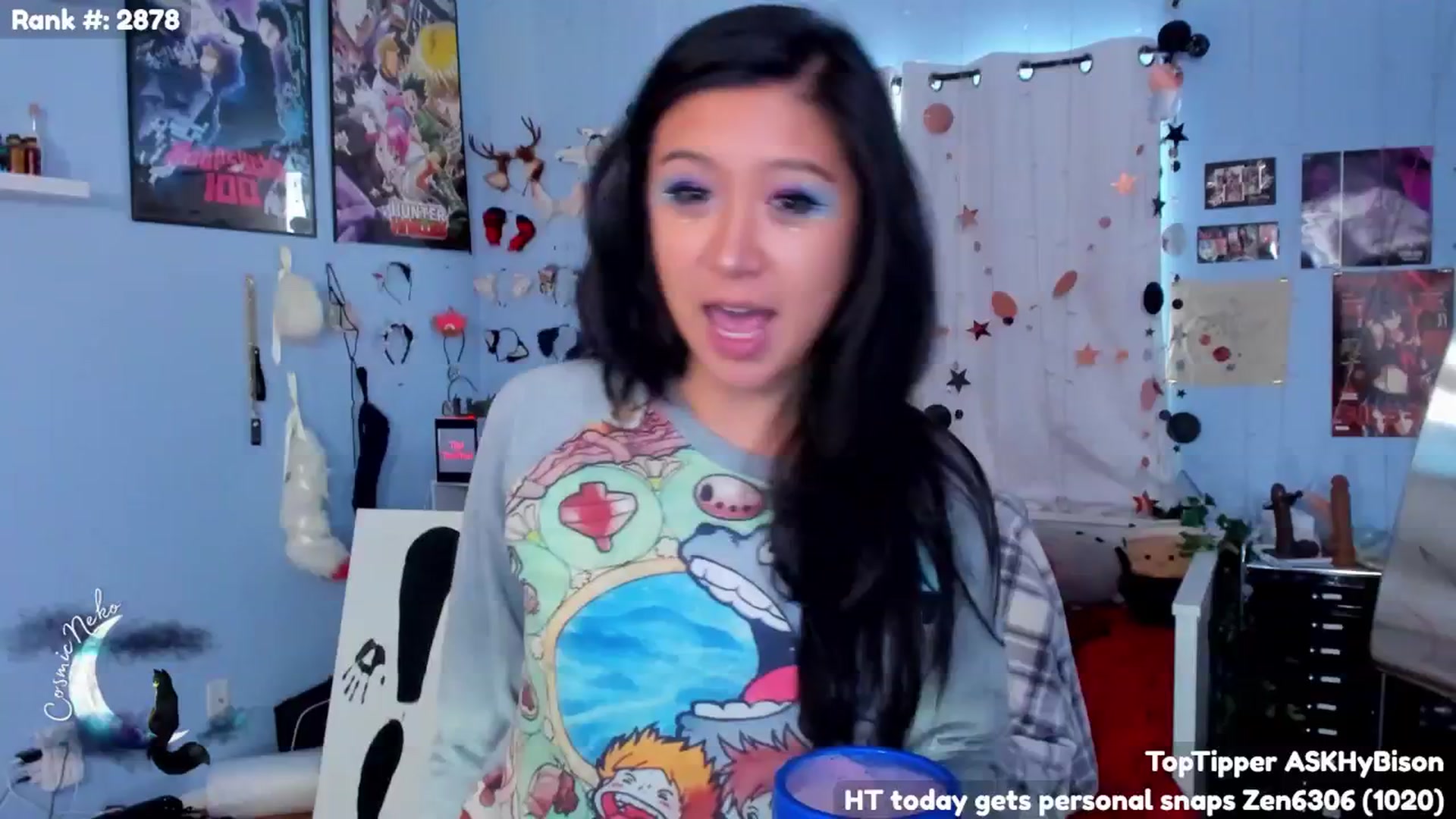 Gallery image thumbnail from CosmicNeko's myfreecams stream on, 03/28/2025, 22:38 image 10 of 20