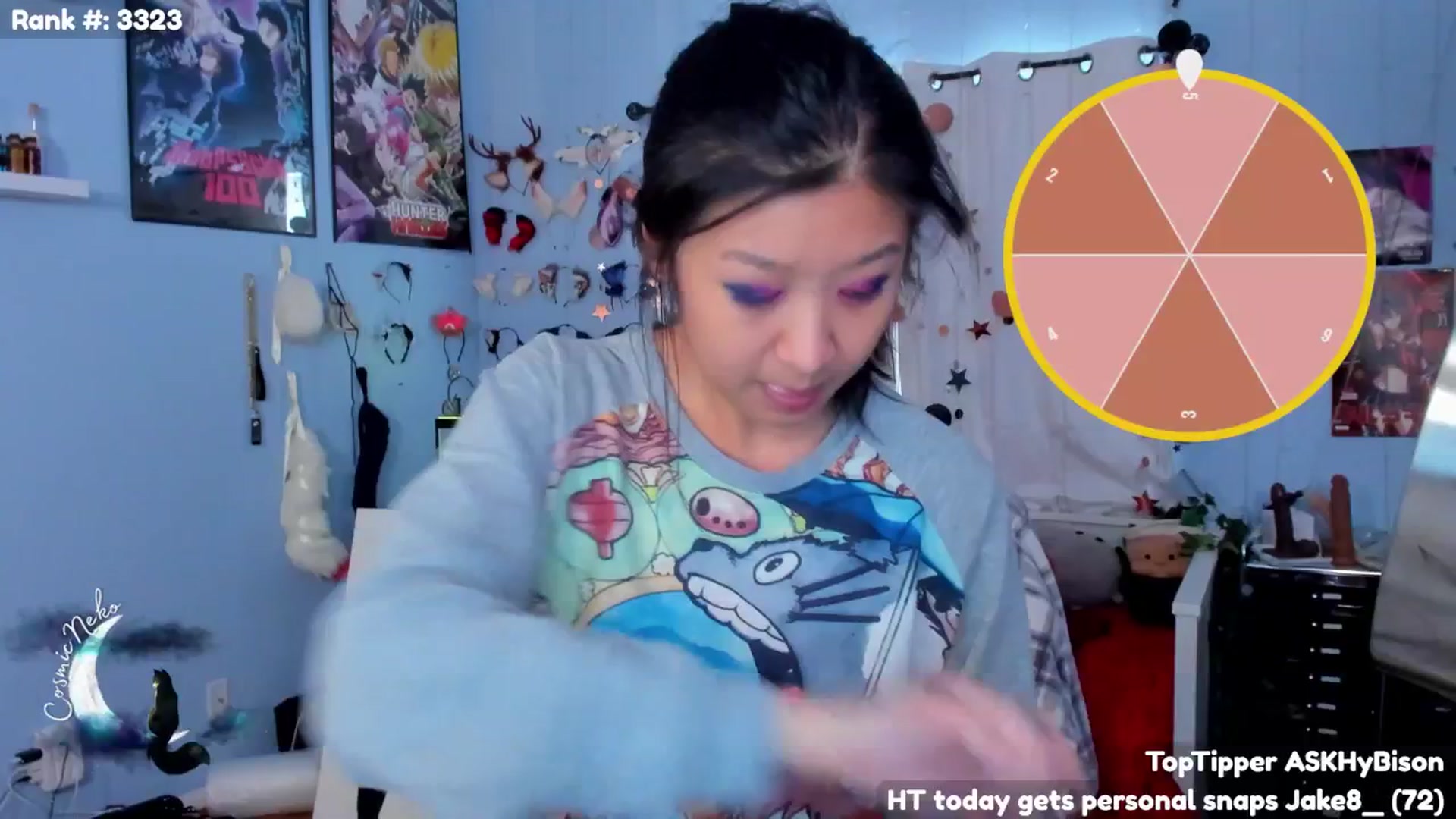 Gallery image thumbnail from CosmicNeko's myfreecams stream on, 03/28/2025, 22:38 image 1 of 20