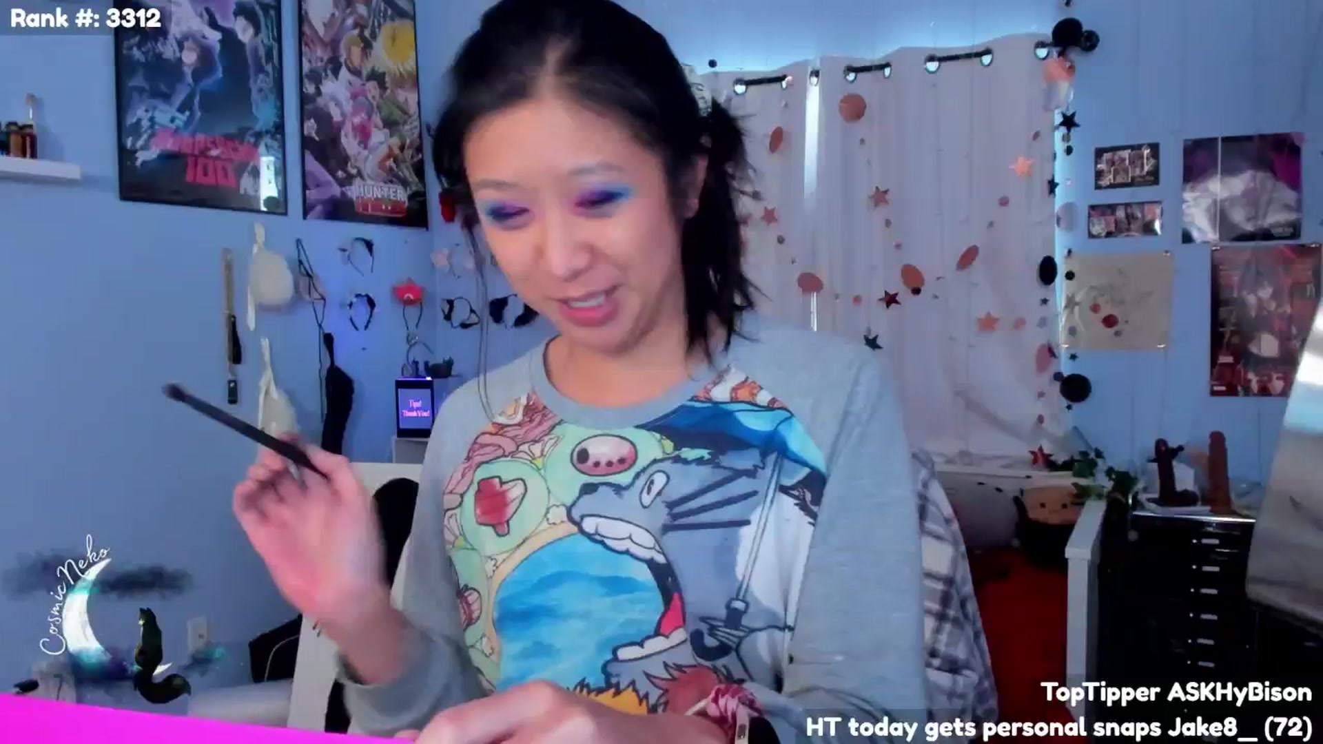 Gallery image thumbnail from CosmicNeko's myfreecams stream on, 03/28/2025, 22:38 image 2 of 20