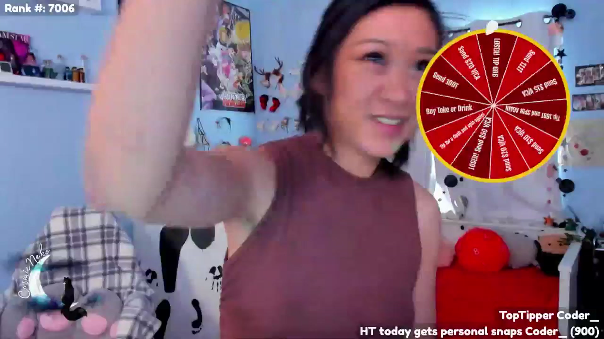 Gallery image thumbnail from CosmicNeko's myfreecams stream on, 04/26/2025, 17:49 image 7 of 20