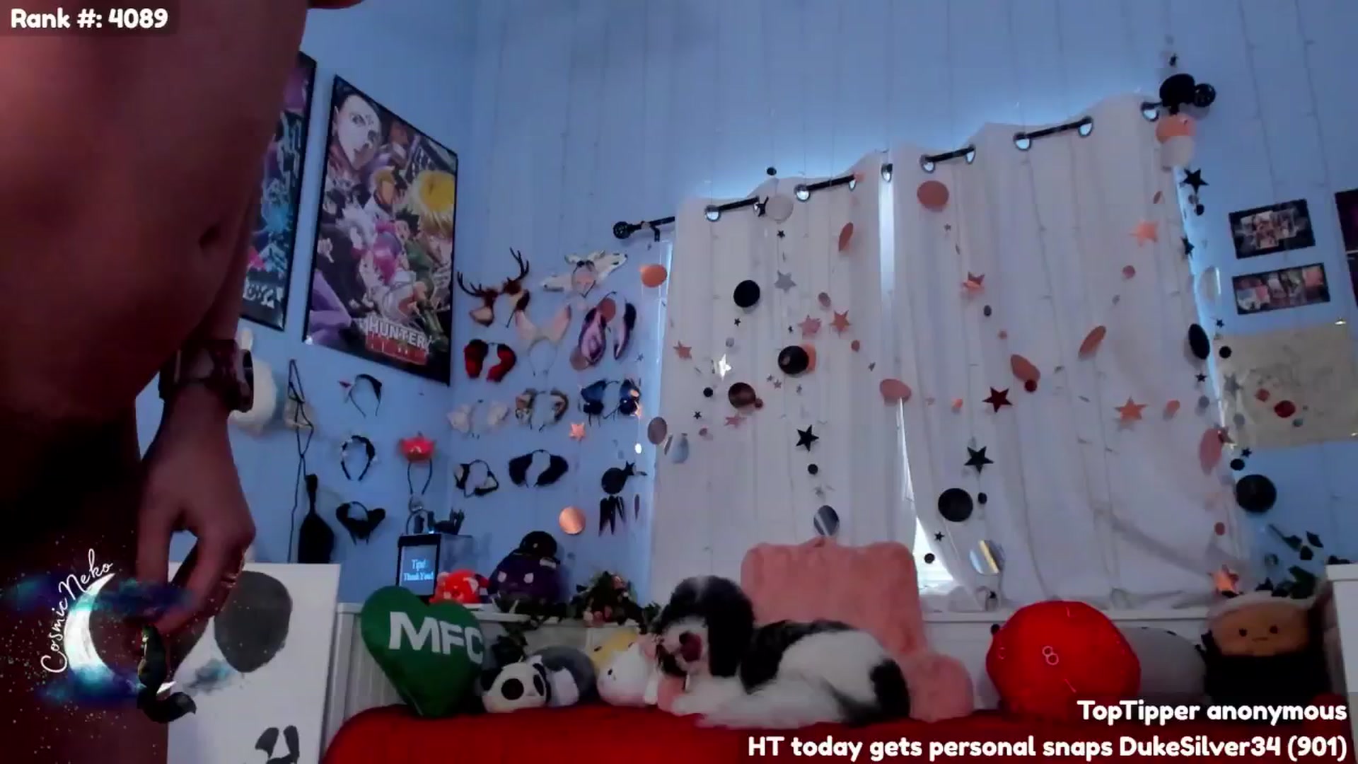 Gallery image thumbnail from CosmicNeko's myfreecams stream on, 04/26/2025, 19:13 image 18 of 20