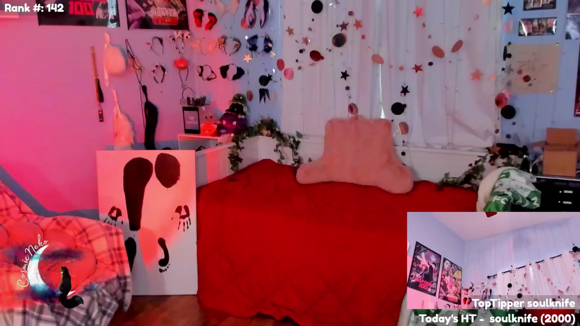 Gallery image thumbnail from CosmicNeko's myfreecams stream on, 07/02/2025, 01:04 image 17 of 20