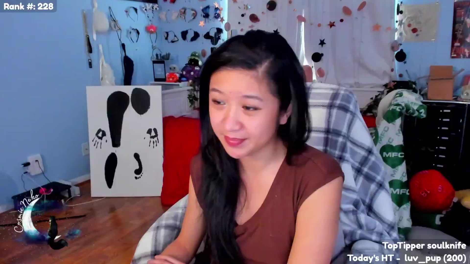 Gallery image thumbnail from CosmicNeko's myfreecams stream on, 07/02/2025, 17:45 image 17 of 20