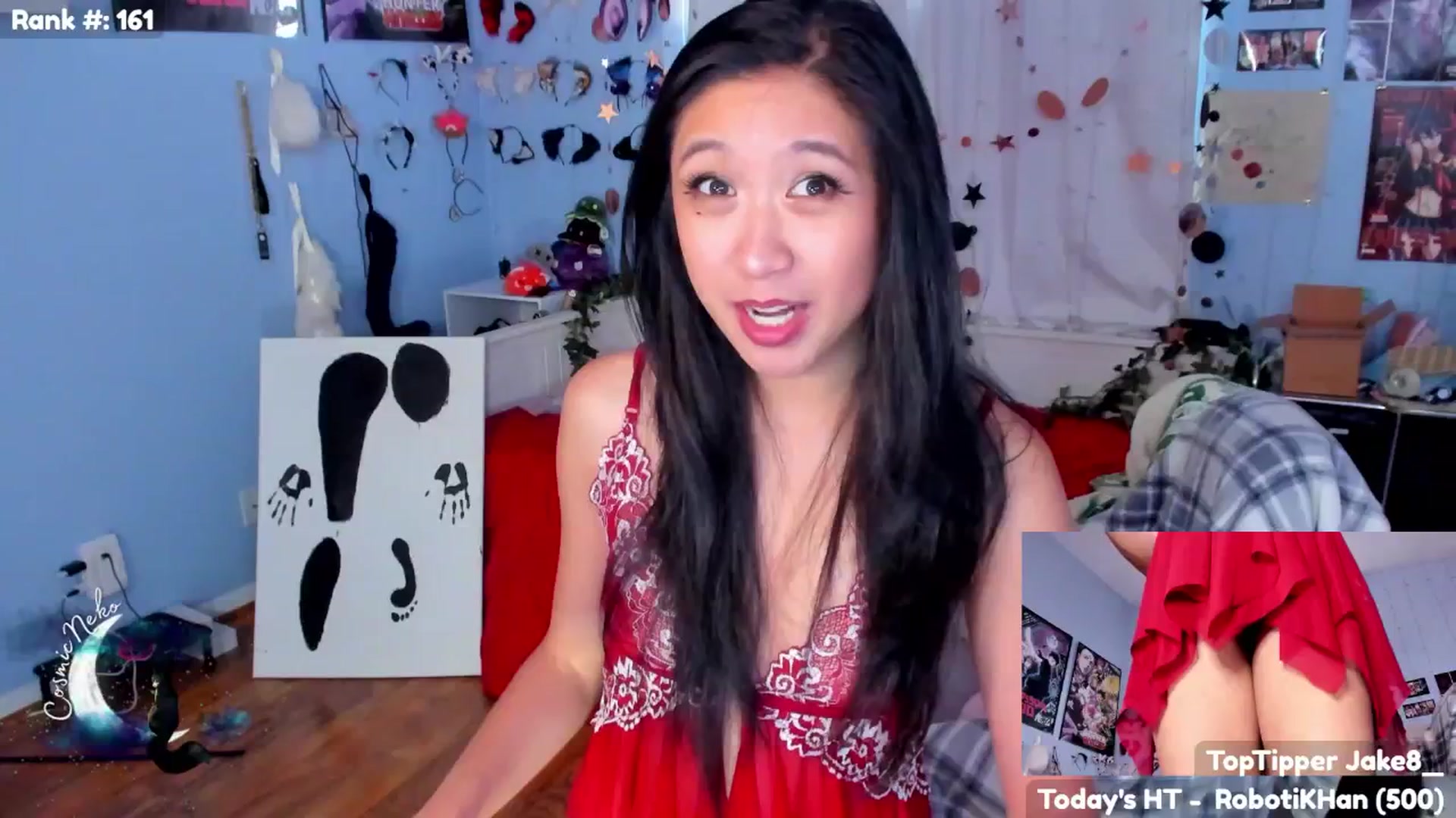 Gallery image thumbnail from CosmicNeko's myfreecams stream on, 07/04/2025, 01:13 image 16 of 20