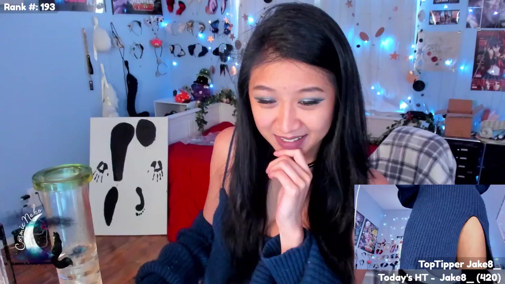 Gallery image thumbnail from CosmicNeko's myfreecams stream on, 07/05/2025, 01:04 image 7 of 20