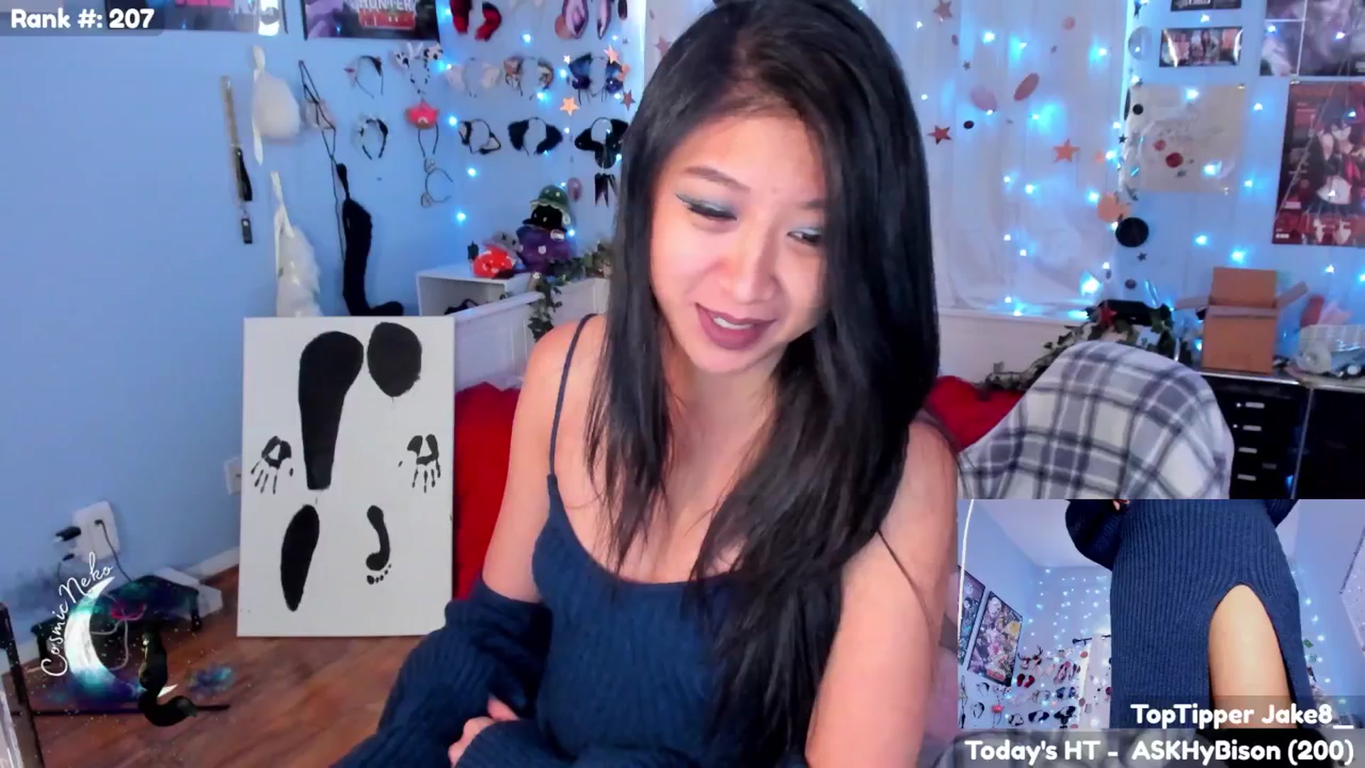 Gallery image thumbnail from CosmicNeko's myfreecams stream on, 07/05/2025, 01:04 image 4 of 20
