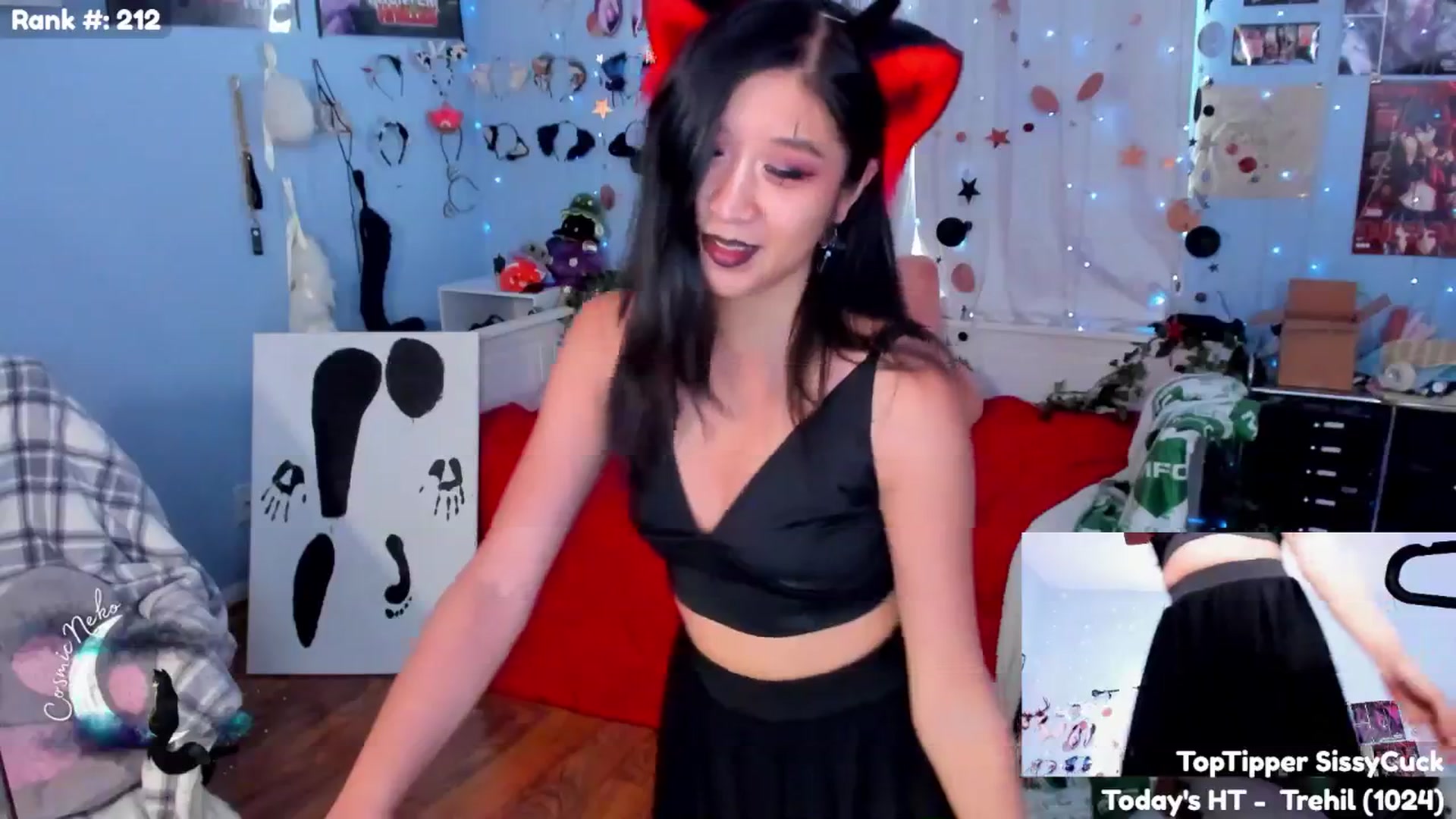 Gallery image thumbnail from CosmicNeko's myfreecams stream on, 07/07/2025, 24:48 image 9 of 20