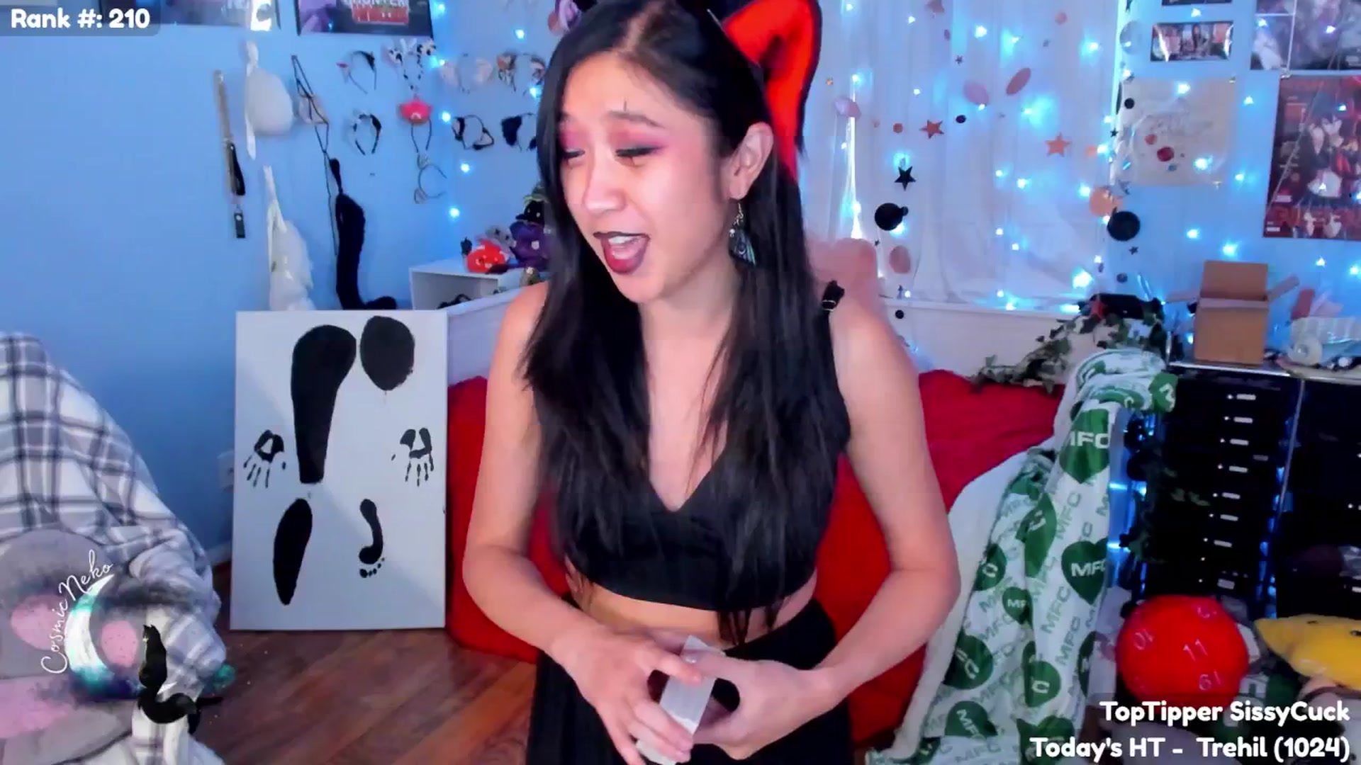 Gallery image thumbnail from CosmicNeko's myfreecams stream on, 07/07/2025, 24:48 image 11 of 20