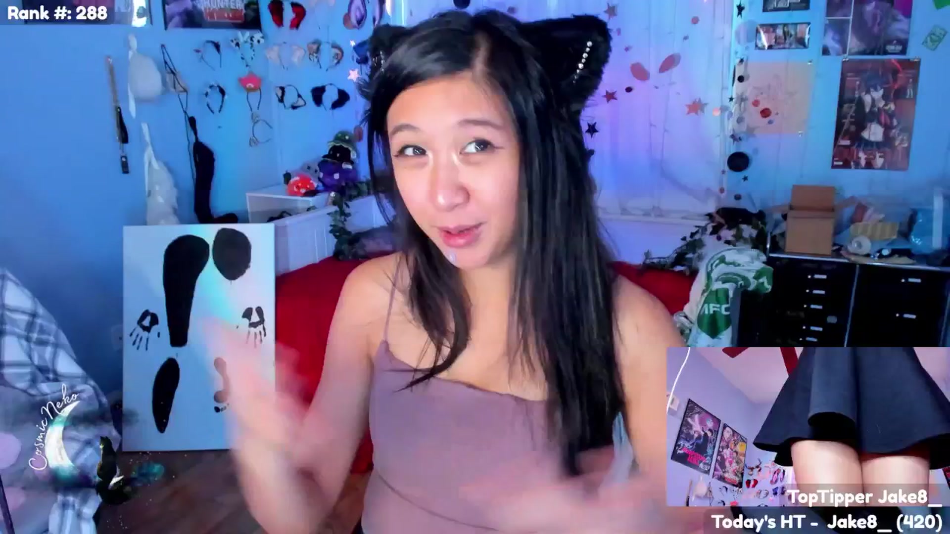 Gallery image thumbnail from CosmicNeko's myfreecams stream on, 07/10/2025, 23:30 image 20 of 20