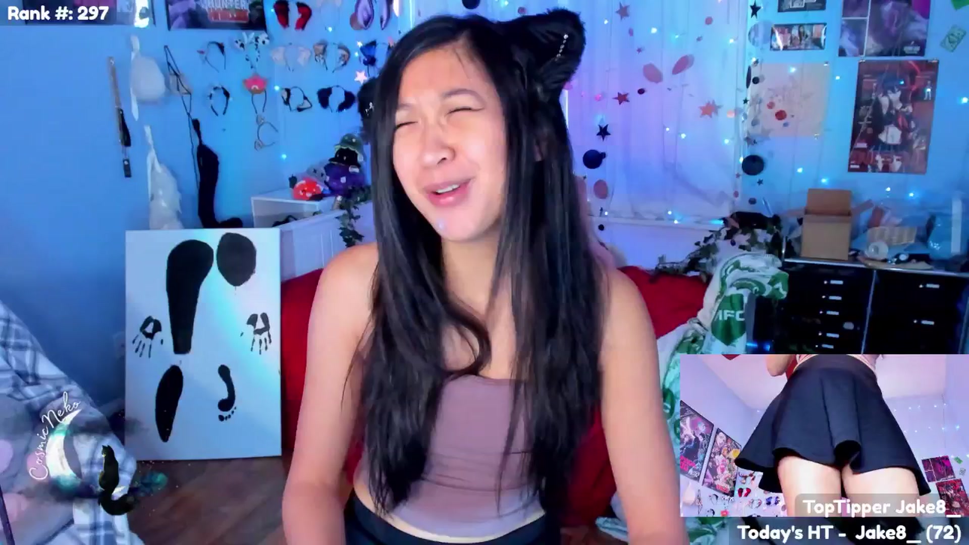 Gallery image thumbnail from CosmicNeko's myfreecams stream on, 07/10/2025, 23:30 image 1 of 20