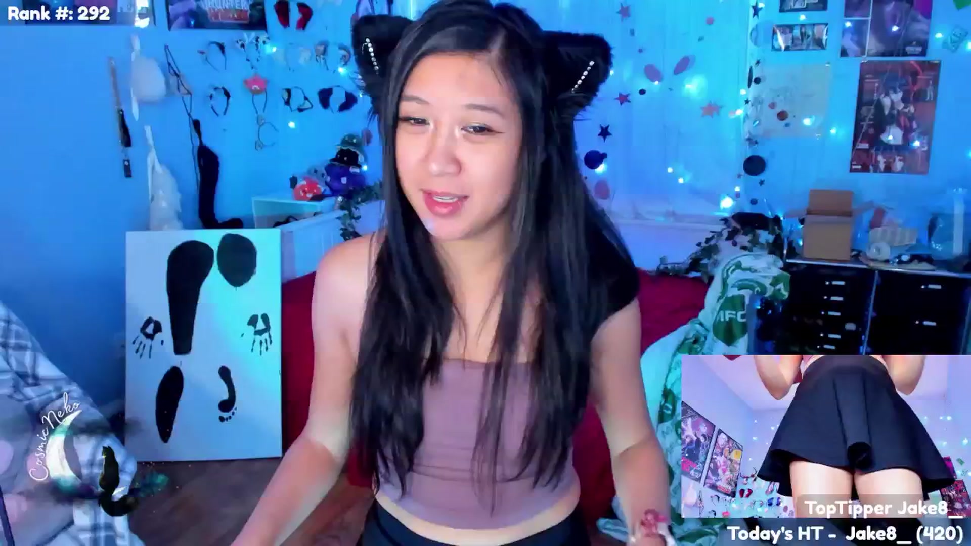 Gallery image thumbnail from CosmicNeko's myfreecams stream on, 07/10/2025, 23:30 image 3 of 20