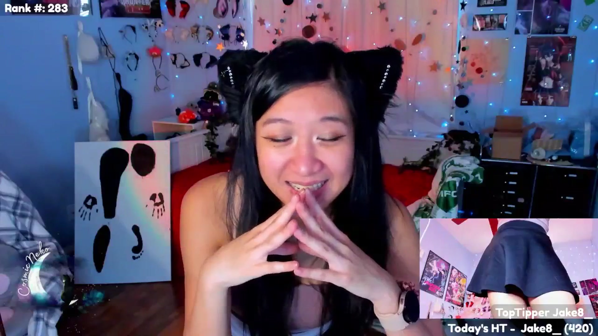 Gallery image thumbnail from CosmicNeko's myfreecams stream on, 07/11/2025, 24:44 image 11 of 20