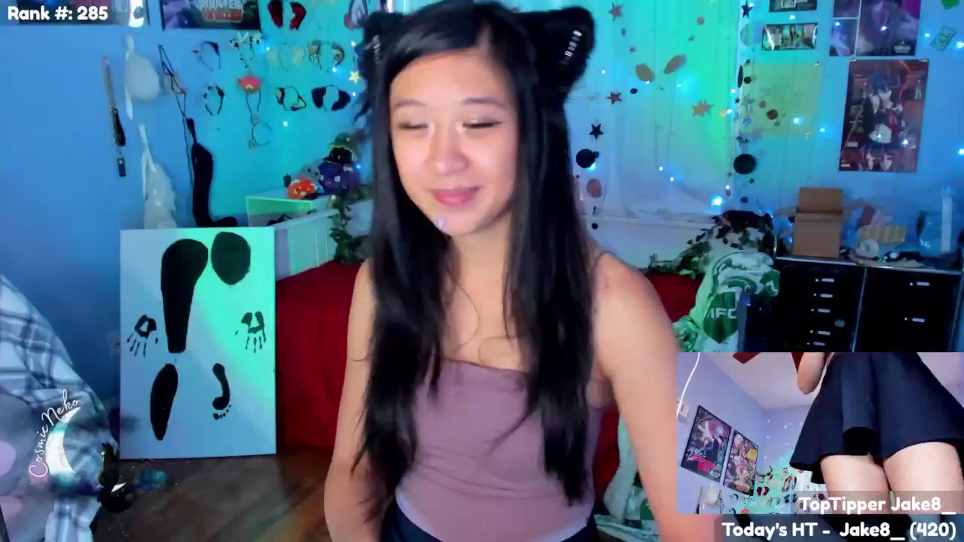 Gallery image thumbnail from CosmicNeko's myfreecams stream on, 07/11/2025, 24:44 image 4 of 20
