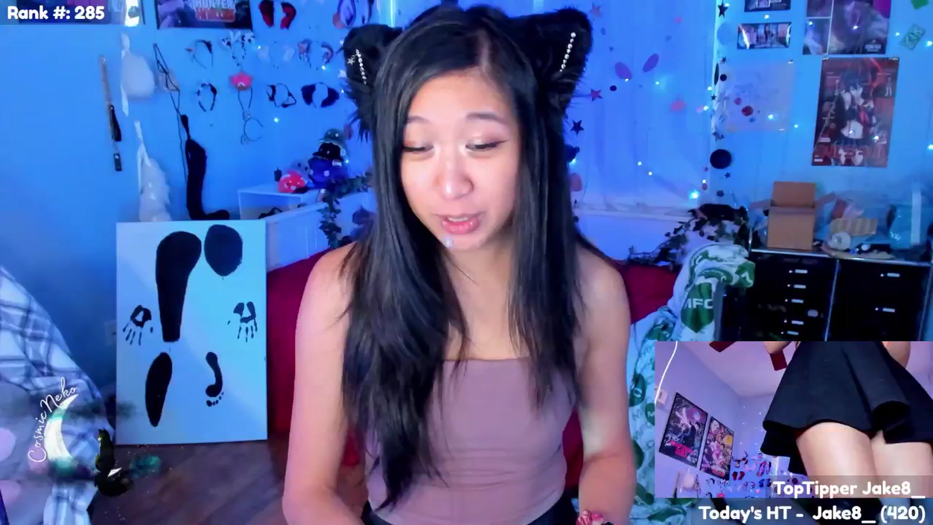 Gallery image thumbnail from CosmicNeko's myfreecams stream on, 07/11/2025, 24:44 image 8 of 20