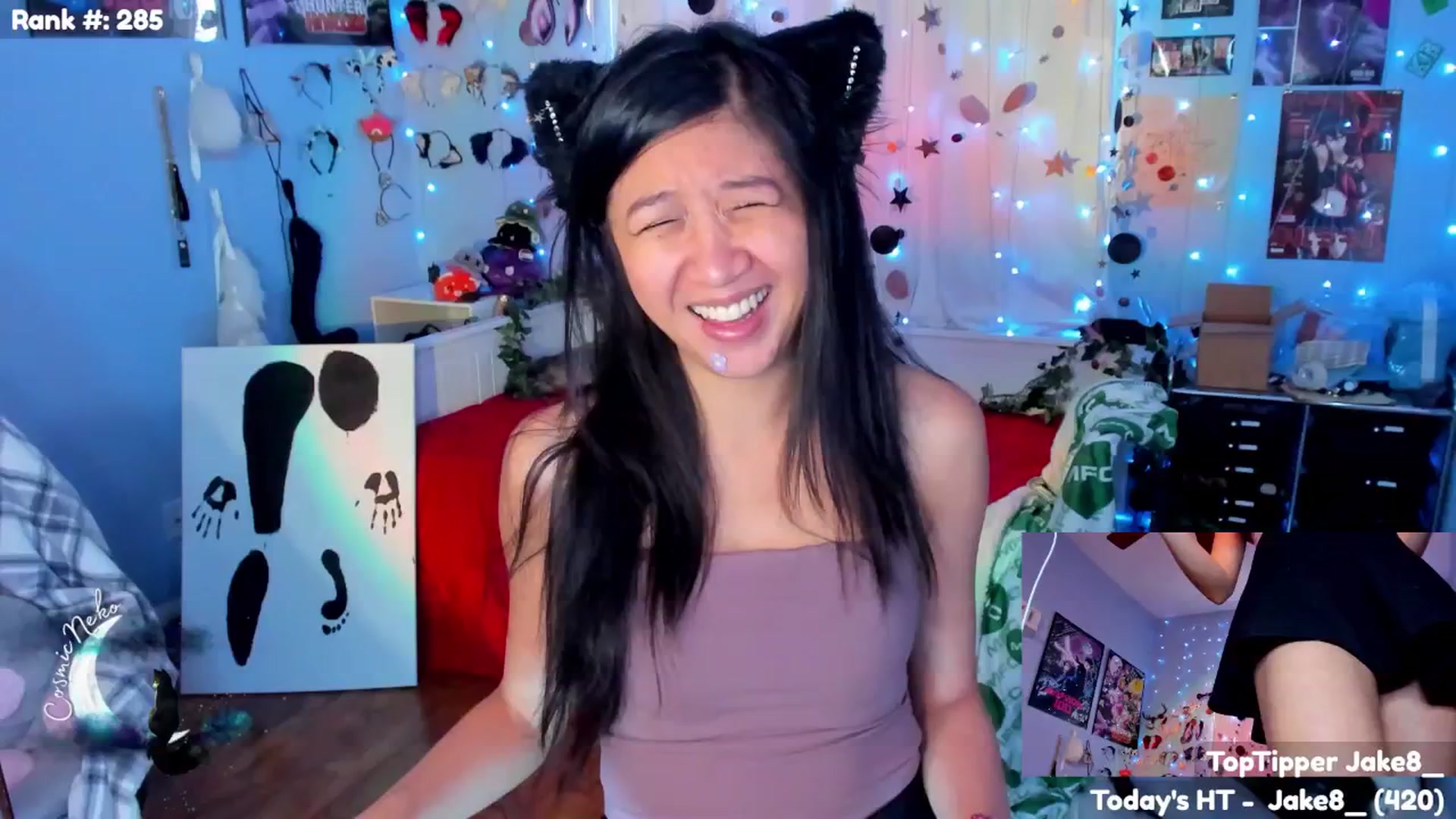 Gallery image thumbnail from CosmicNeko's myfreecams stream on, 07/11/2025, 24:44 image 5 of 20