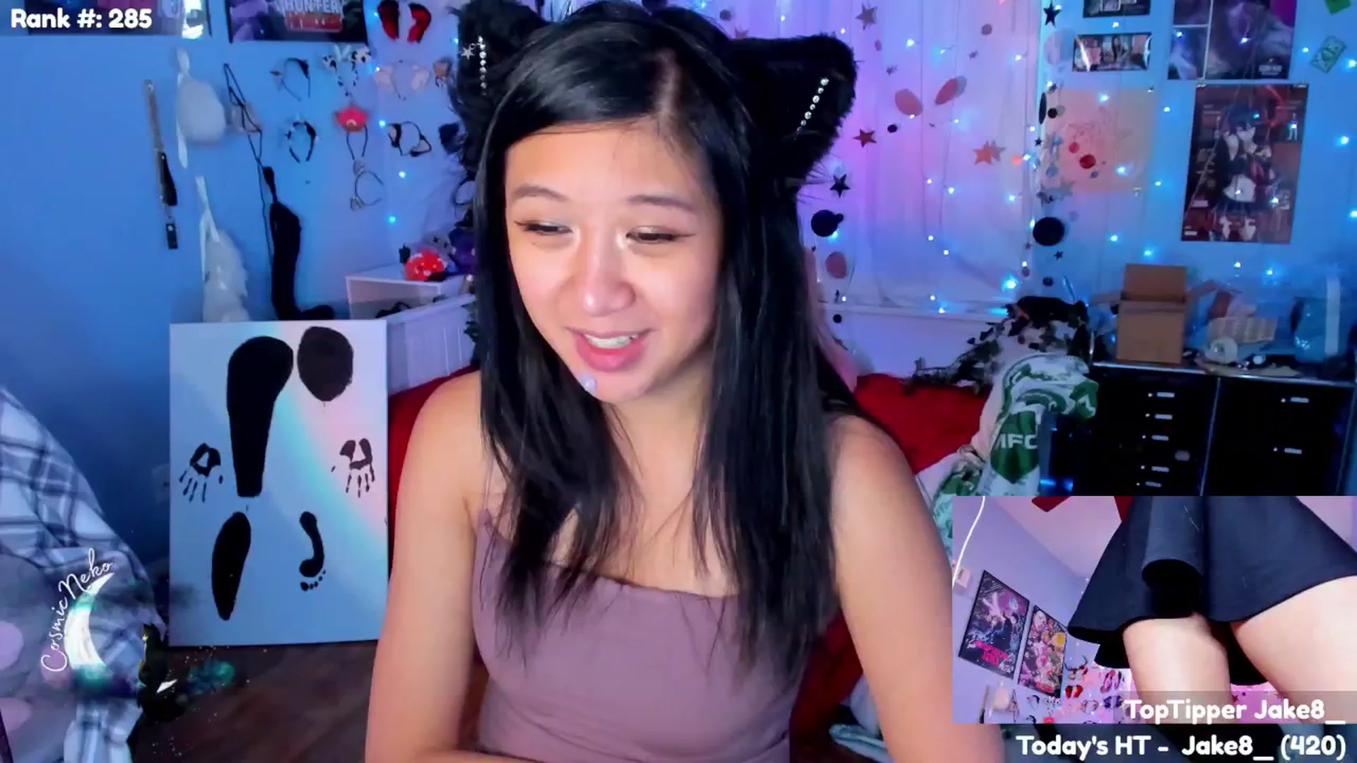 Gallery image thumbnail from CosmicNeko's myfreecams stream on, 07/11/2025, 24:44 image 3 of 20