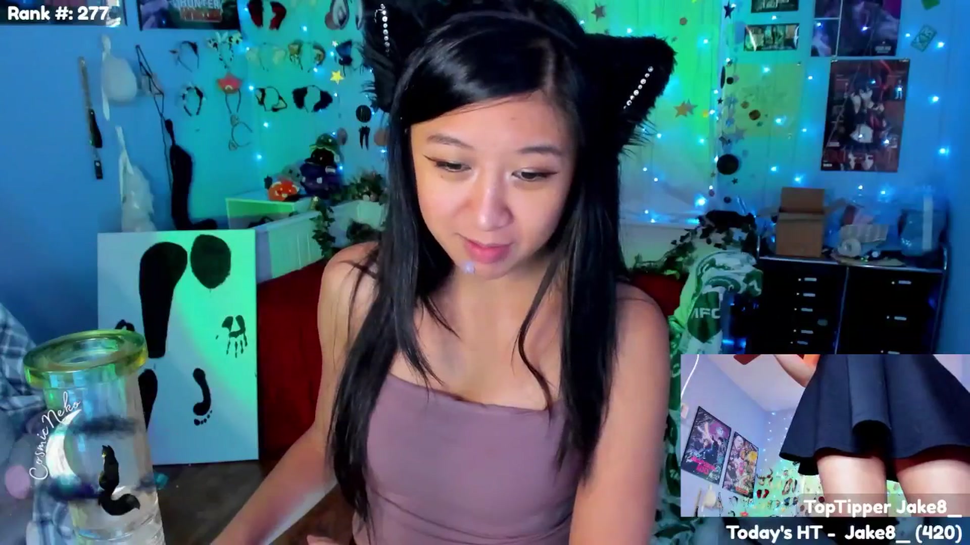 Gallery image thumbnail from CosmicNeko's myfreecams stream on, 07/11/2025, 24:44 image 15 of 20