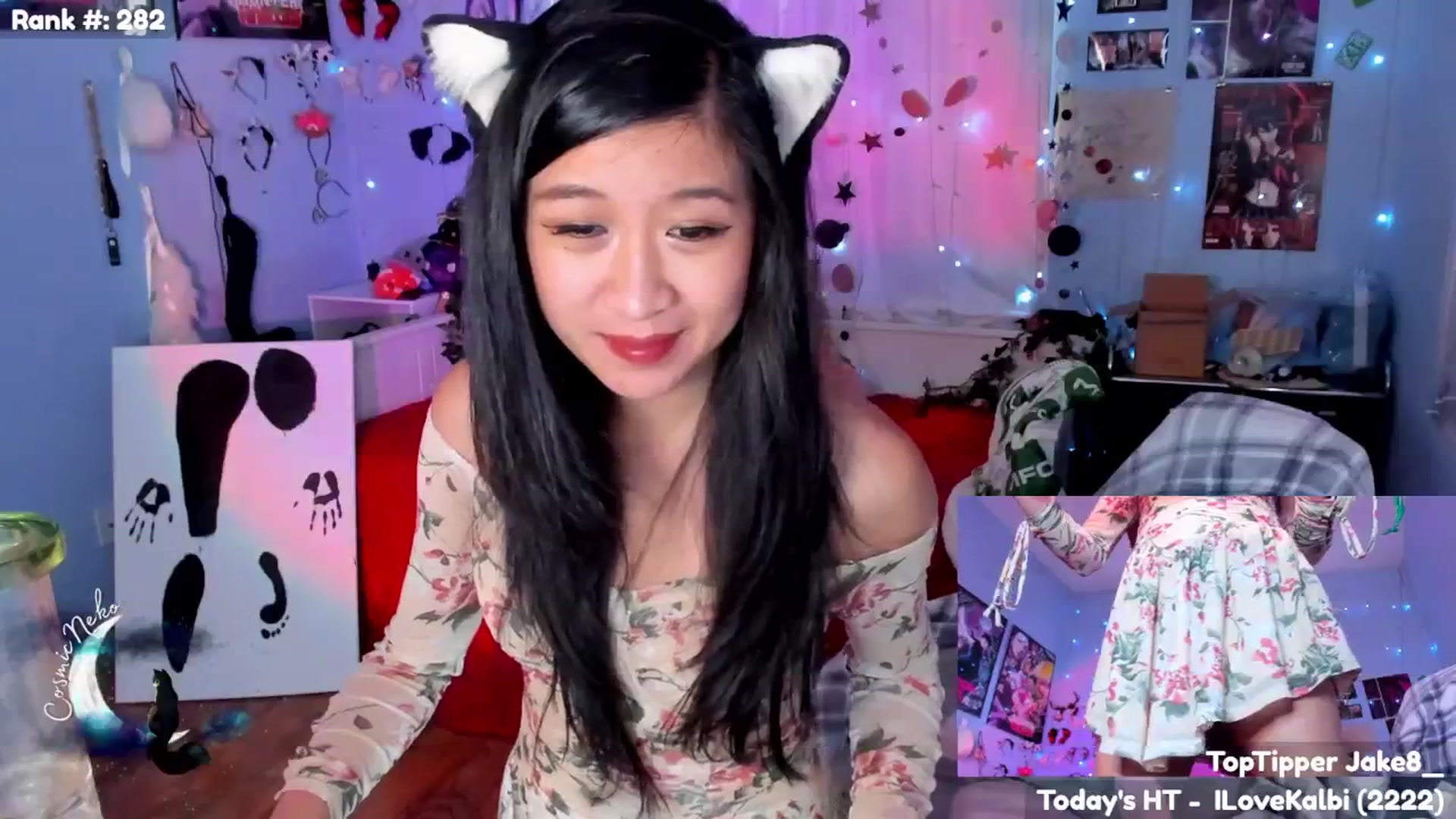 Gallery image thumbnail from CosmicNeko's myfreecams stream on, 07/12/2025, 01:04 image 15 of 20