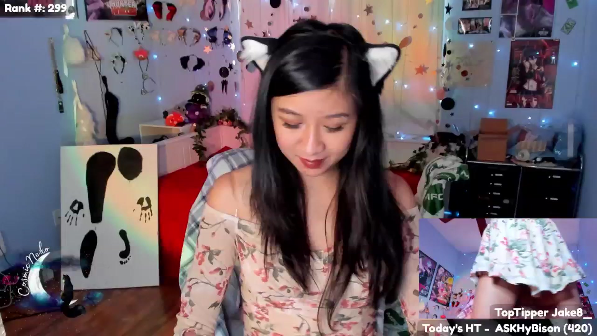 Gallery image thumbnail from CosmicNeko's myfreecams stream on, 07/12/2025, 01:04 image 5 of 20
