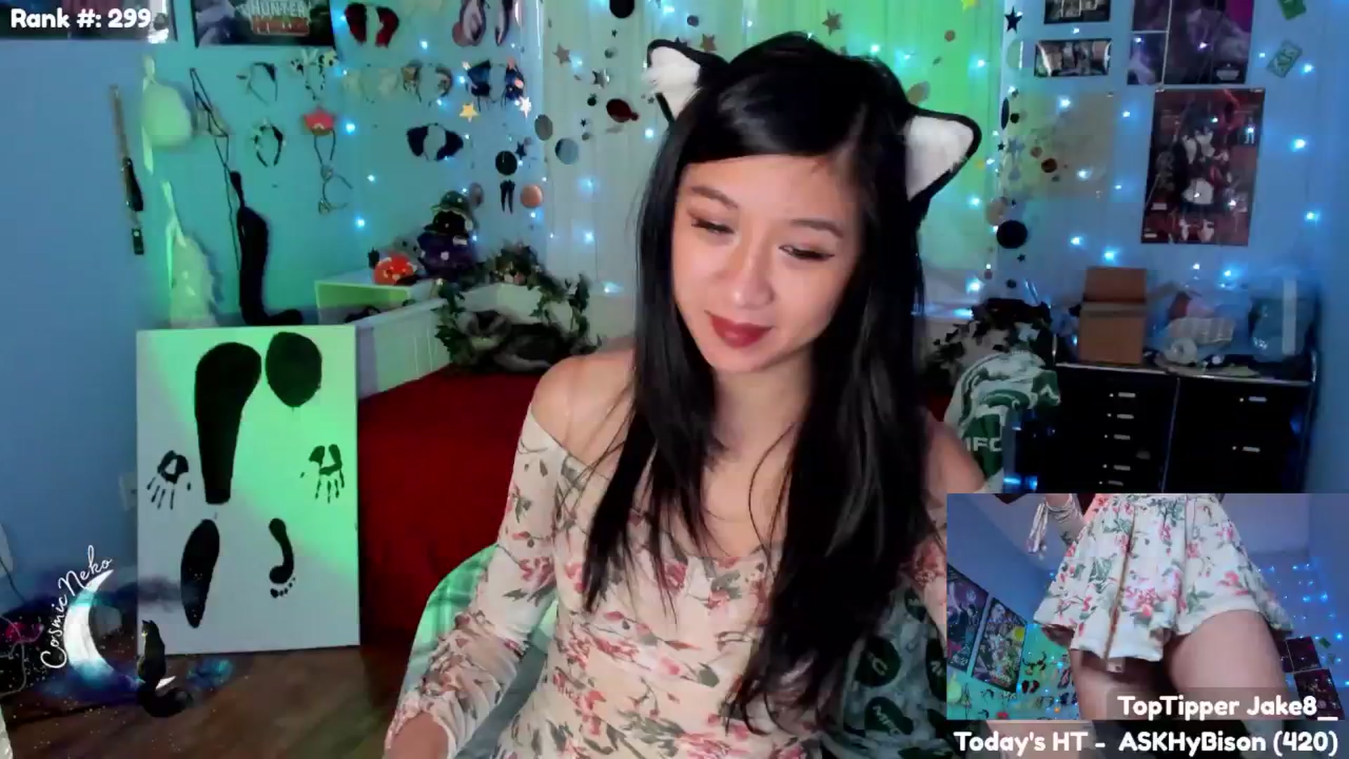 Gallery image thumbnail from CosmicNeko's myfreecams stream on, 07/12/2025, 01:04 image 6 of 20