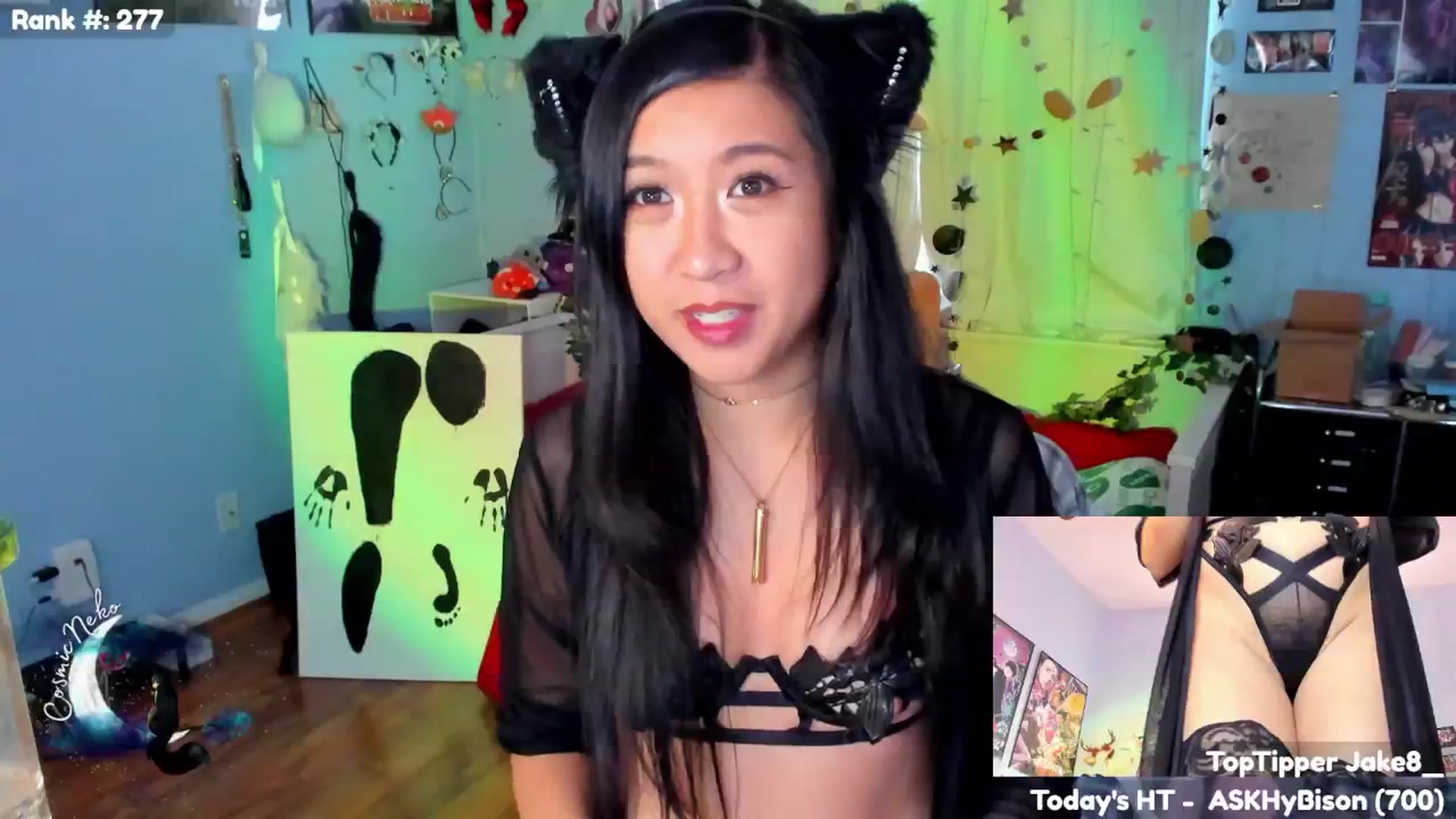 Gallery image thumbnail from CosmicNeko's myfreecams stream on, 07/13/2025, 24:46 image 7 of 20