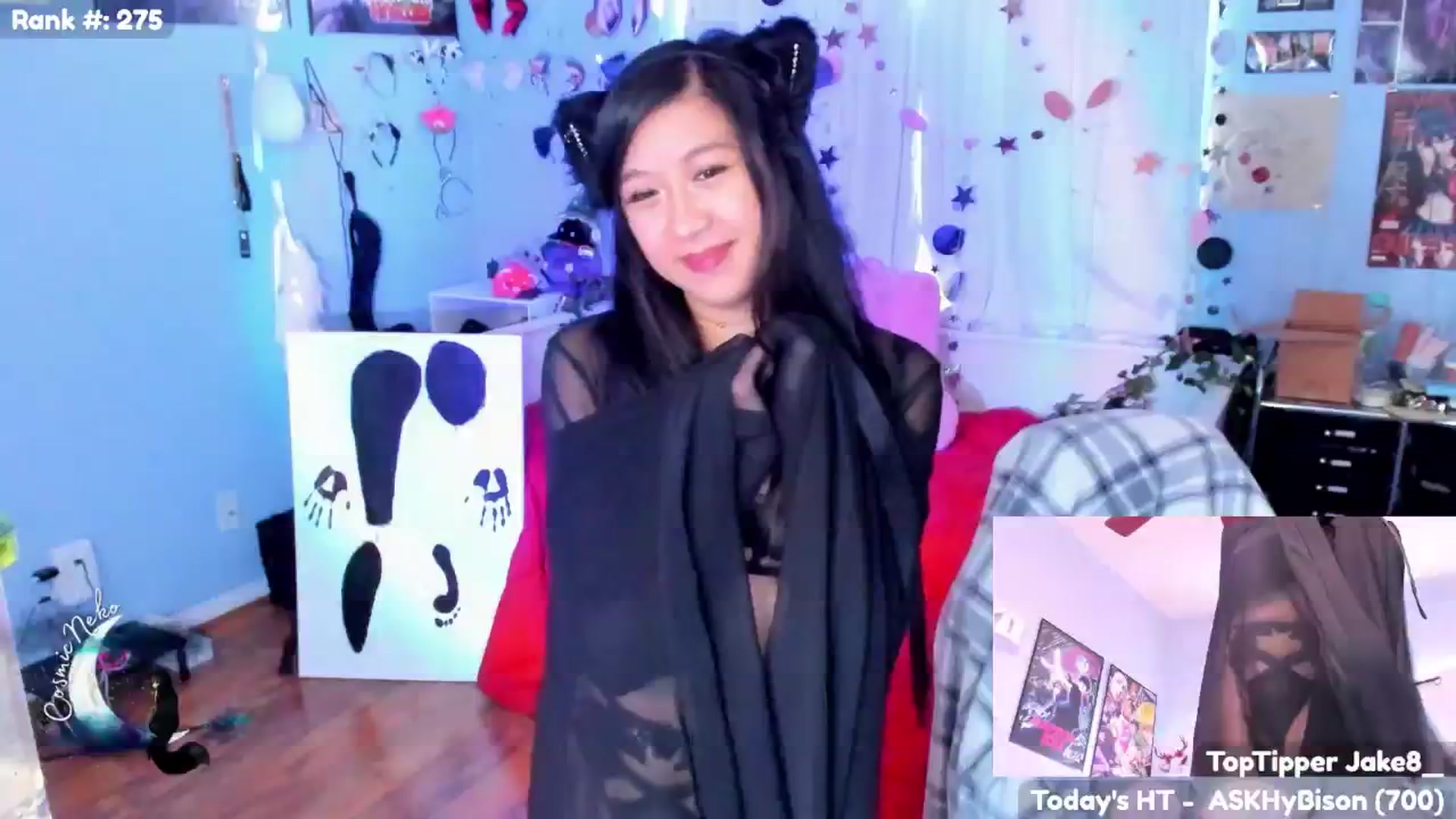 Gallery image thumbnail from CosmicNeko's myfreecams stream on, 07/13/2025, 24:46 image 13 of 20