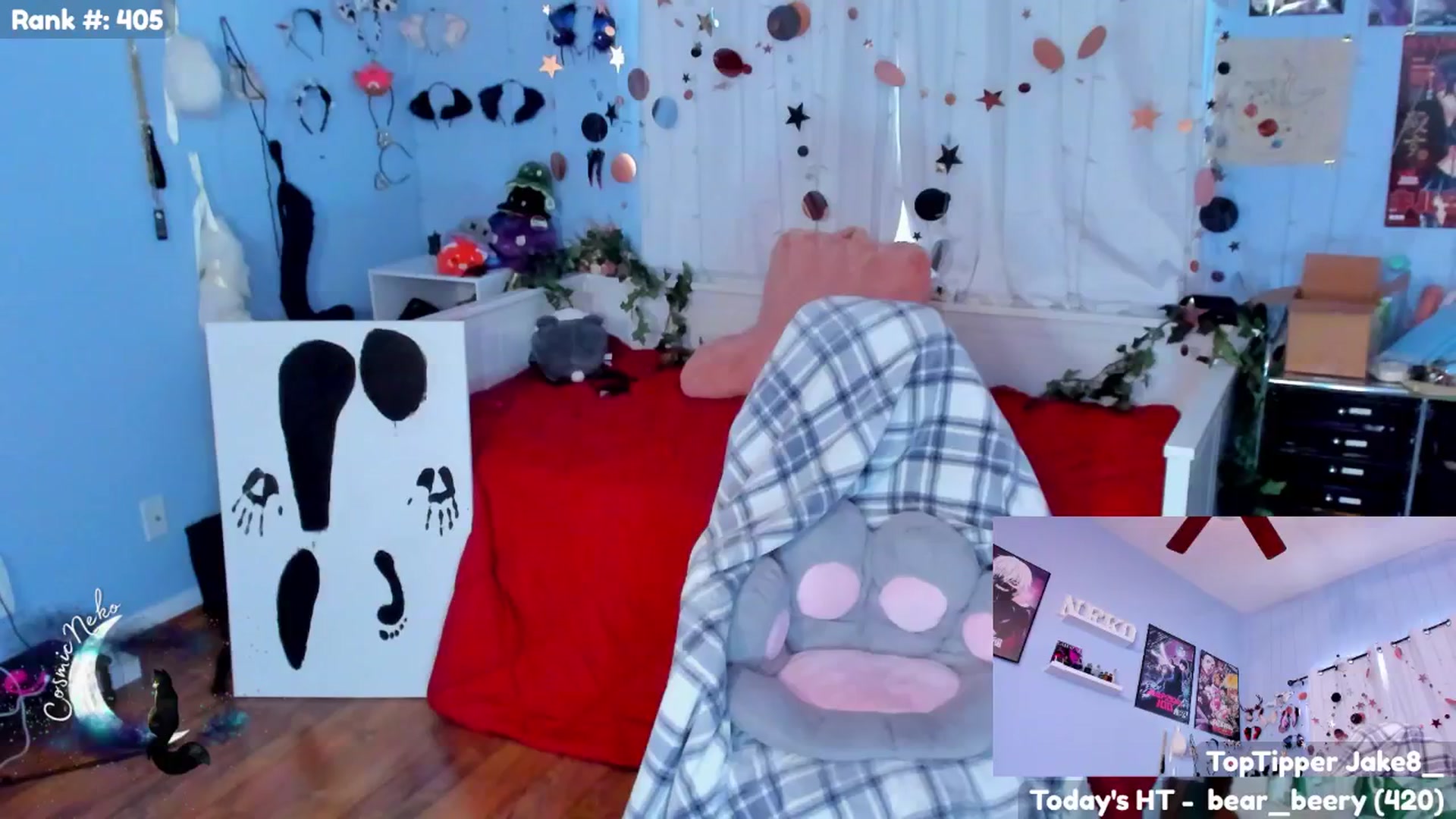 Gallery image thumbnail from CosmicNeko's myfreecams stream on, 07/21/2025, 02:01 image 10 of 20