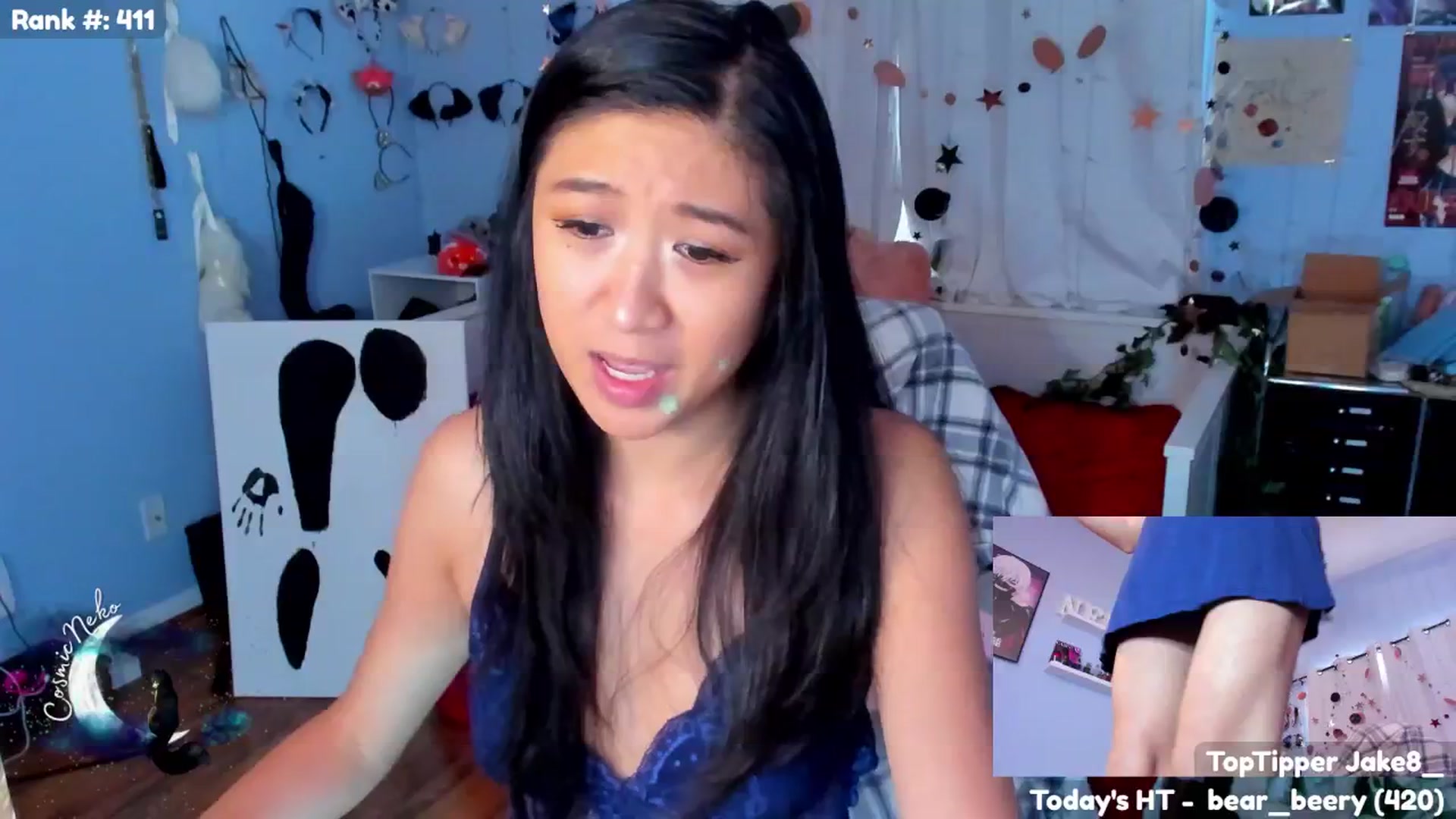 Gallery image thumbnail from CosmicNeko's myfreecams stream on, 07/21/2025, 02:03 image 13 of 20