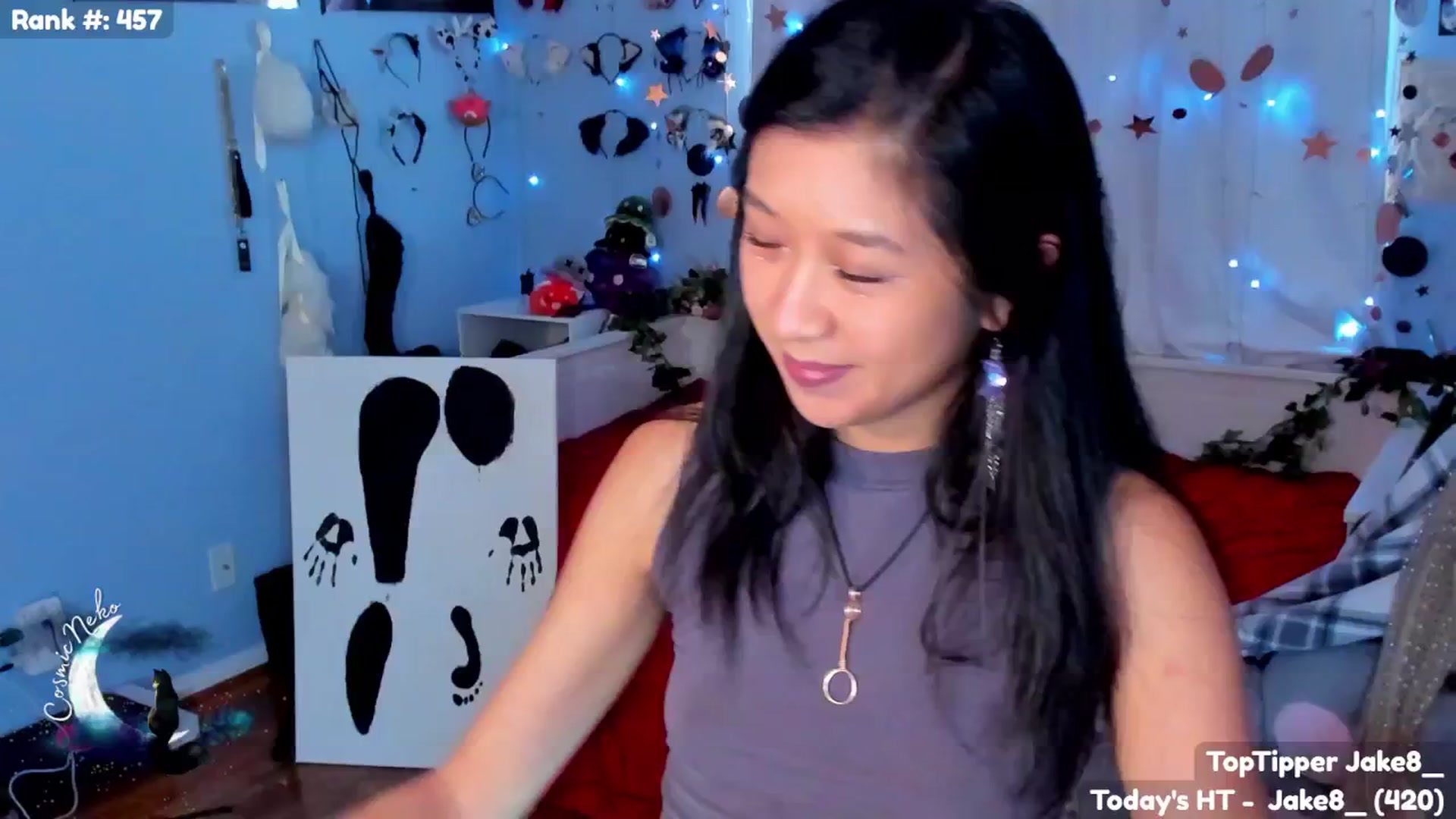 Gallery image thumbnail from CosmicNeko's myfreecams stream on, 07/27/2025, 24:07 image 8 of 20