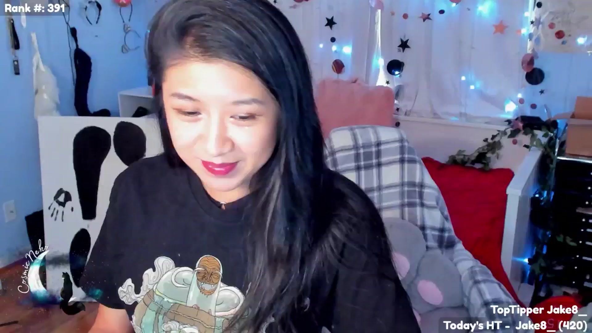 Gallery image thumbnail from CosmicNeko's myfreecams stream on, 07/31/2025, 24:38 image 9 of 20