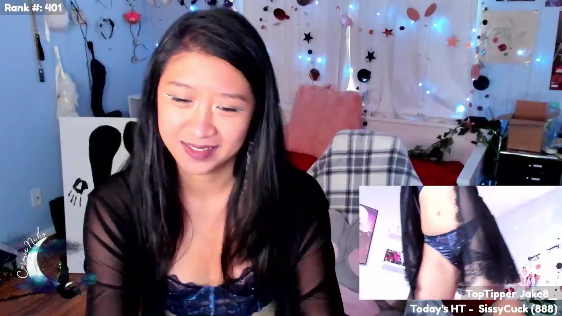 Gallery image thumbnail from CosmicNeko's myfreecams stream on, 08/01/2025, 02:21 image 7 of 20