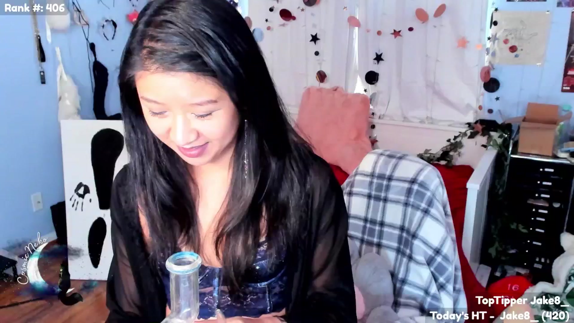Gallery image thumbnail from CosmicNeko's myfreecams stream on, 08/01/2025, 02:21 image 4 of 20