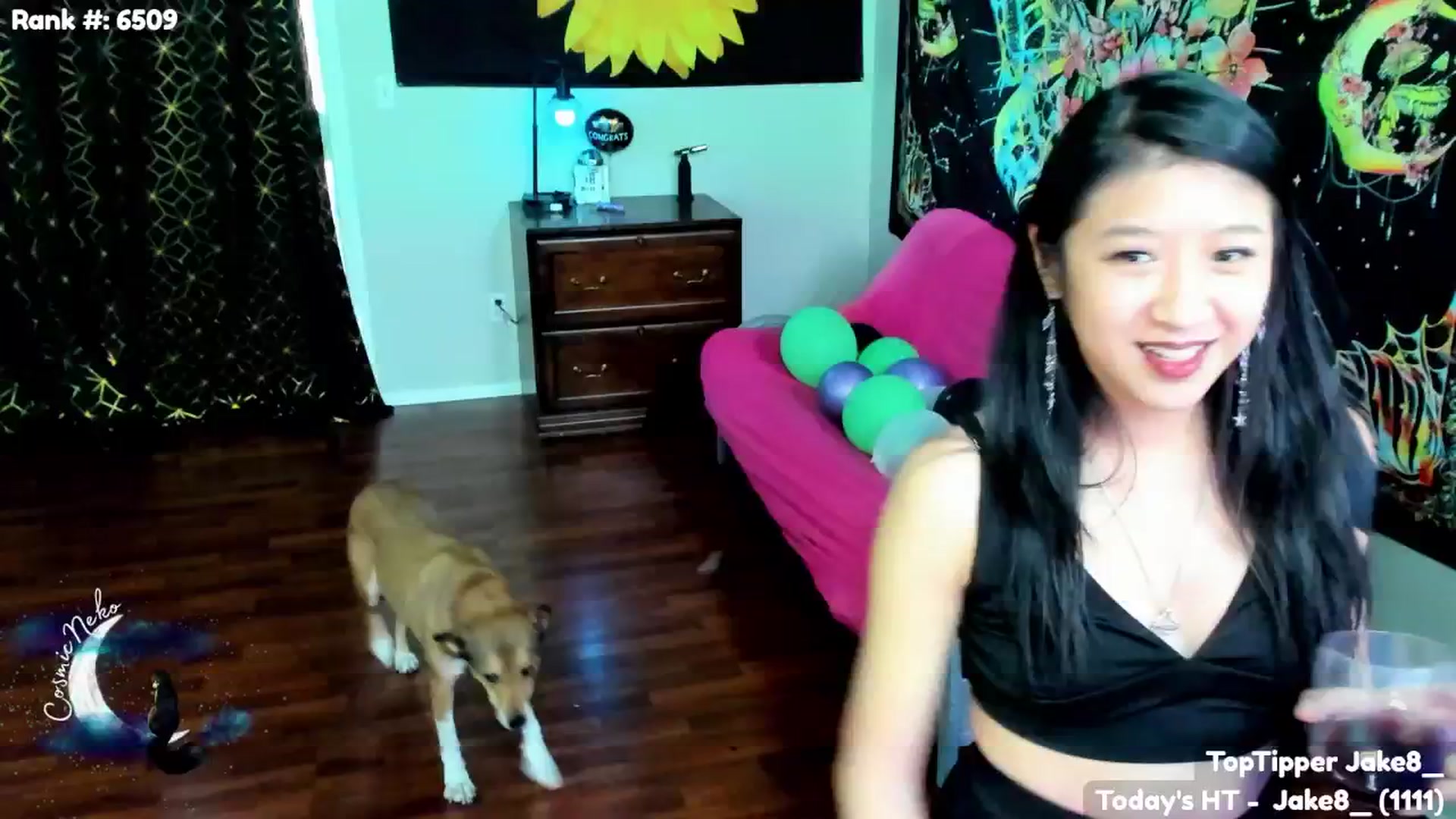 Gallery image thumbnail from CosmicNeko's myfreecams stream on, 09/16/2025, 03:12 image 8 of 20