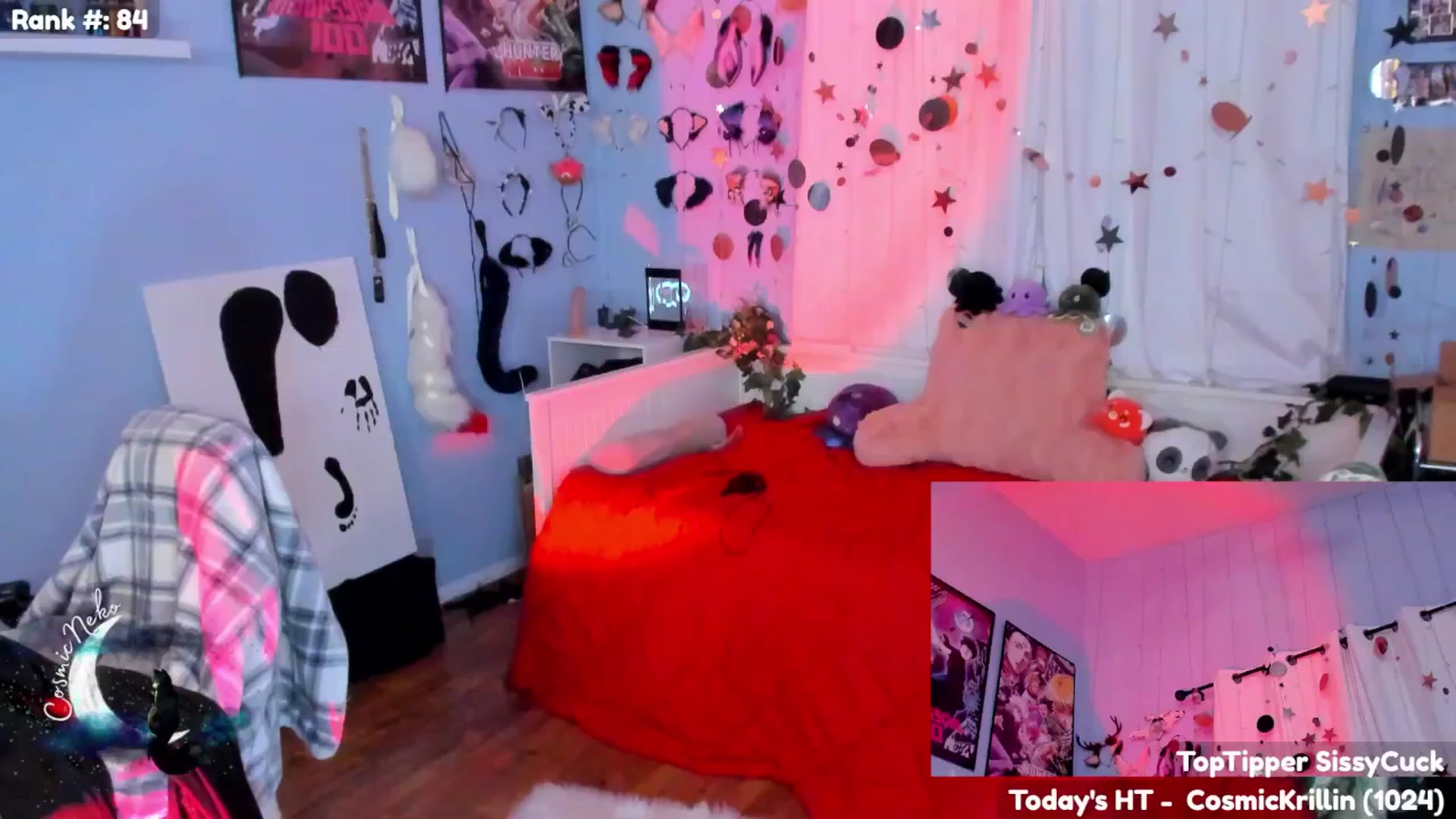 Gallery image thumbnail from CosmicNeko's myfreecams stream on, 10/02/2025, 02:15 image 4 of 20