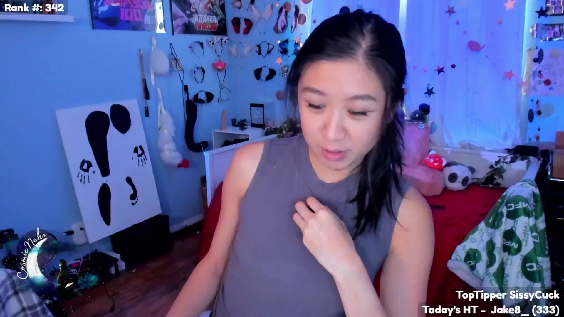Gallery image thumbnail from CosmicNeko's myfreecams stream on, 10/03/2025, 23:04 image 8 of 20