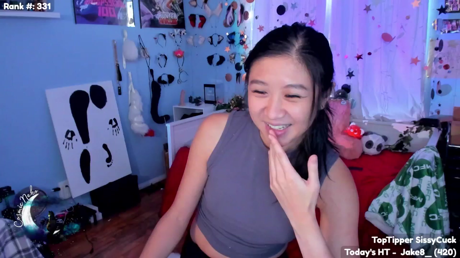 Gallery image thumbnail from CosmicNeko's myfreecams stream on, 10/03/2025, 23:04 image 19 of 20