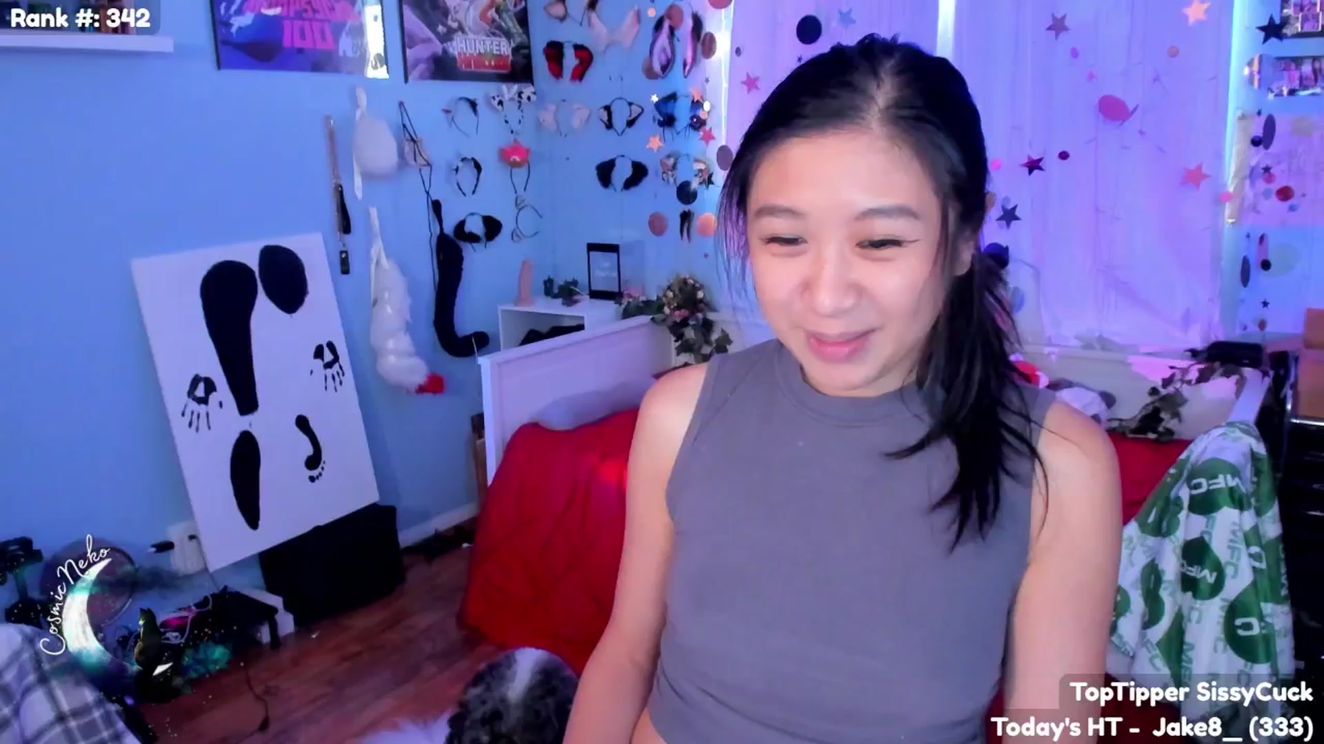 Gallery image thumbnail from CosmicNeko's myfreecams stream on, 10/03/2025, 23:04 image 1 of 20