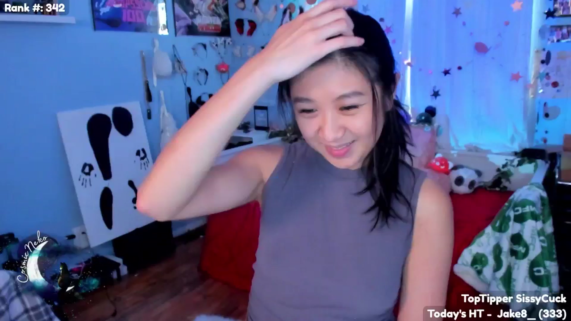 Gallery image thumbnail from CosmicNeko's myfreecams stream on, 10/03/2025, 23:04 image 5 of 20