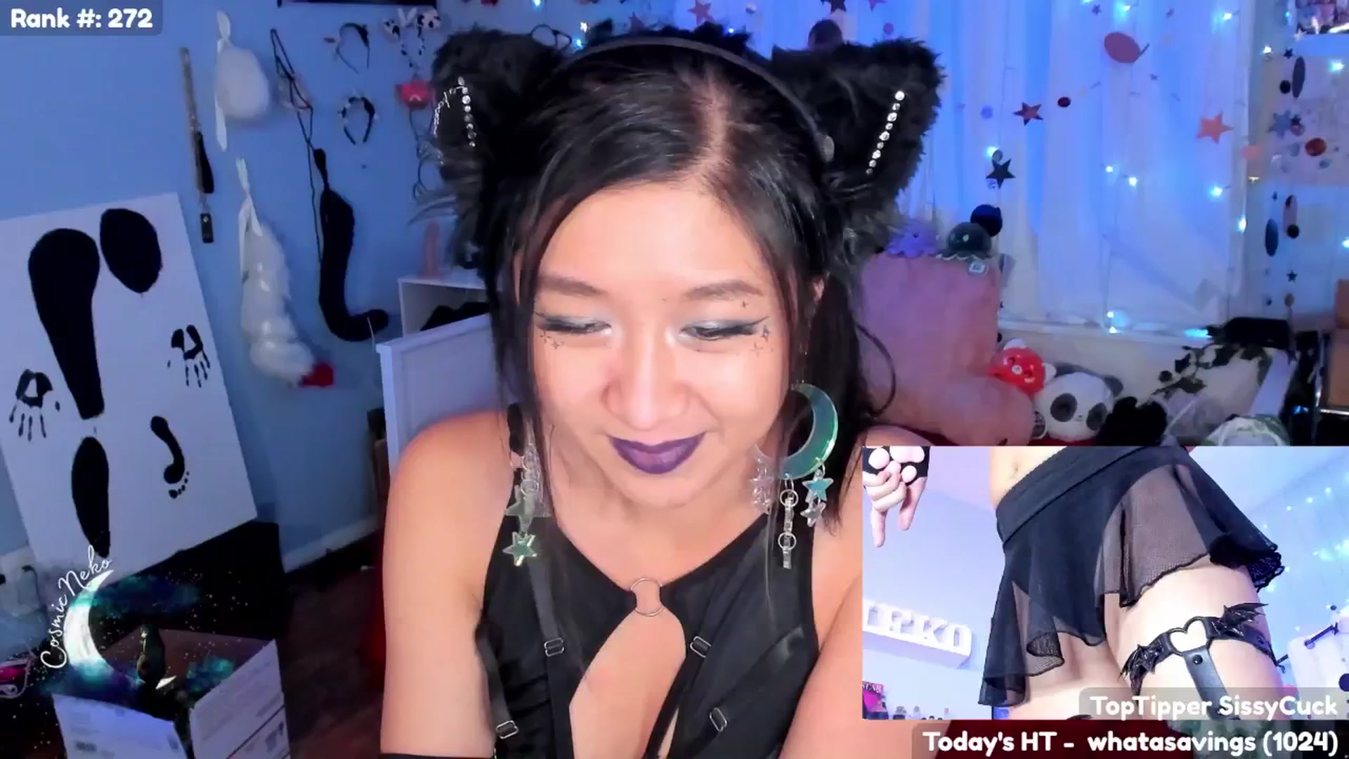 Gallery image thumbnail from CosmicNeko's myfreecams stream on, 10/05/2025, 03:11 image 9 of 20