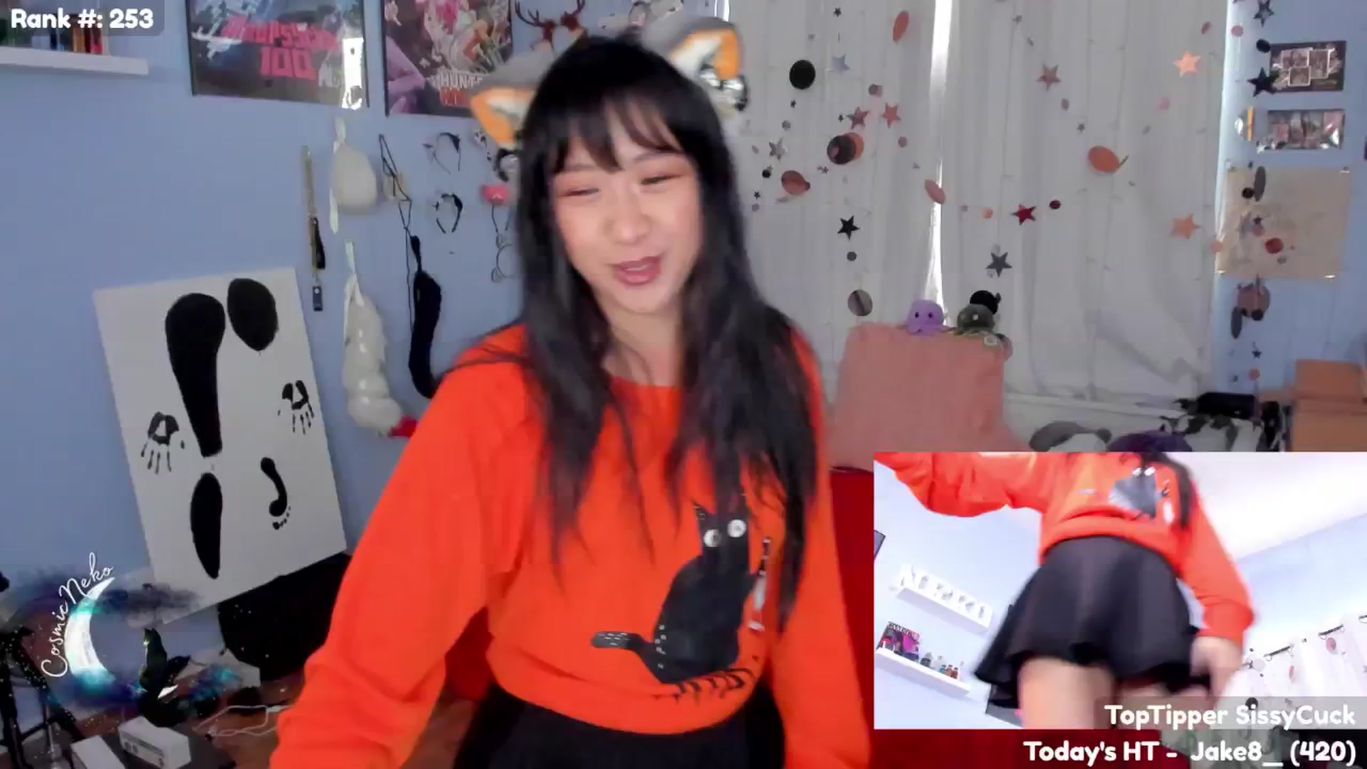Gallery image thumbnail from CosmicNeko's myfreecams stream on, 10/08/2025, 02:09 image 2 of 20