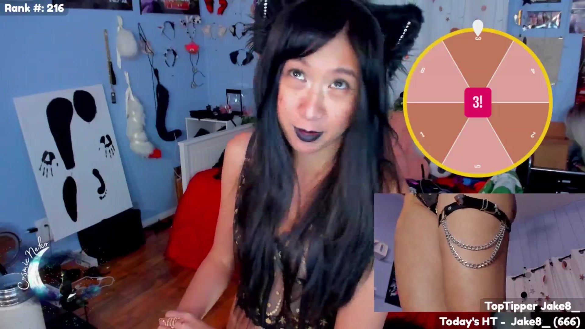 Gallery image thumbnail from CosmicNeko's myfreecams stream on, 10/12/2025, 04:39 image 13 of 20