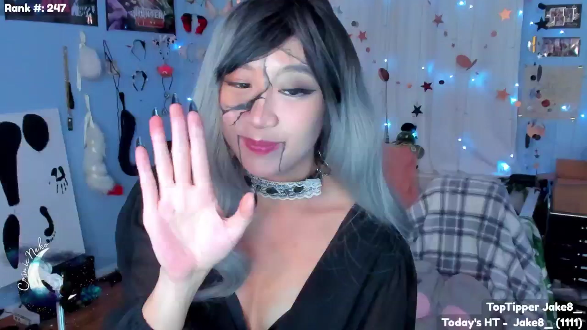 Gallery image thumbnail from CosmicNeko's myfreecams stream on, 10/15/2025, 04:25 image 7 of 20