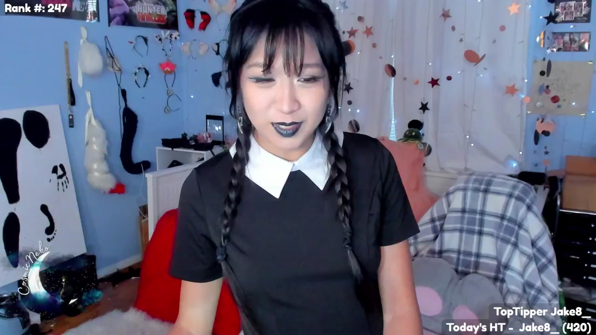 Gallery image thumbnail from CosmicNeko's myfreecams stream on, 10/16/2025, 24:39 image 6 of 20
