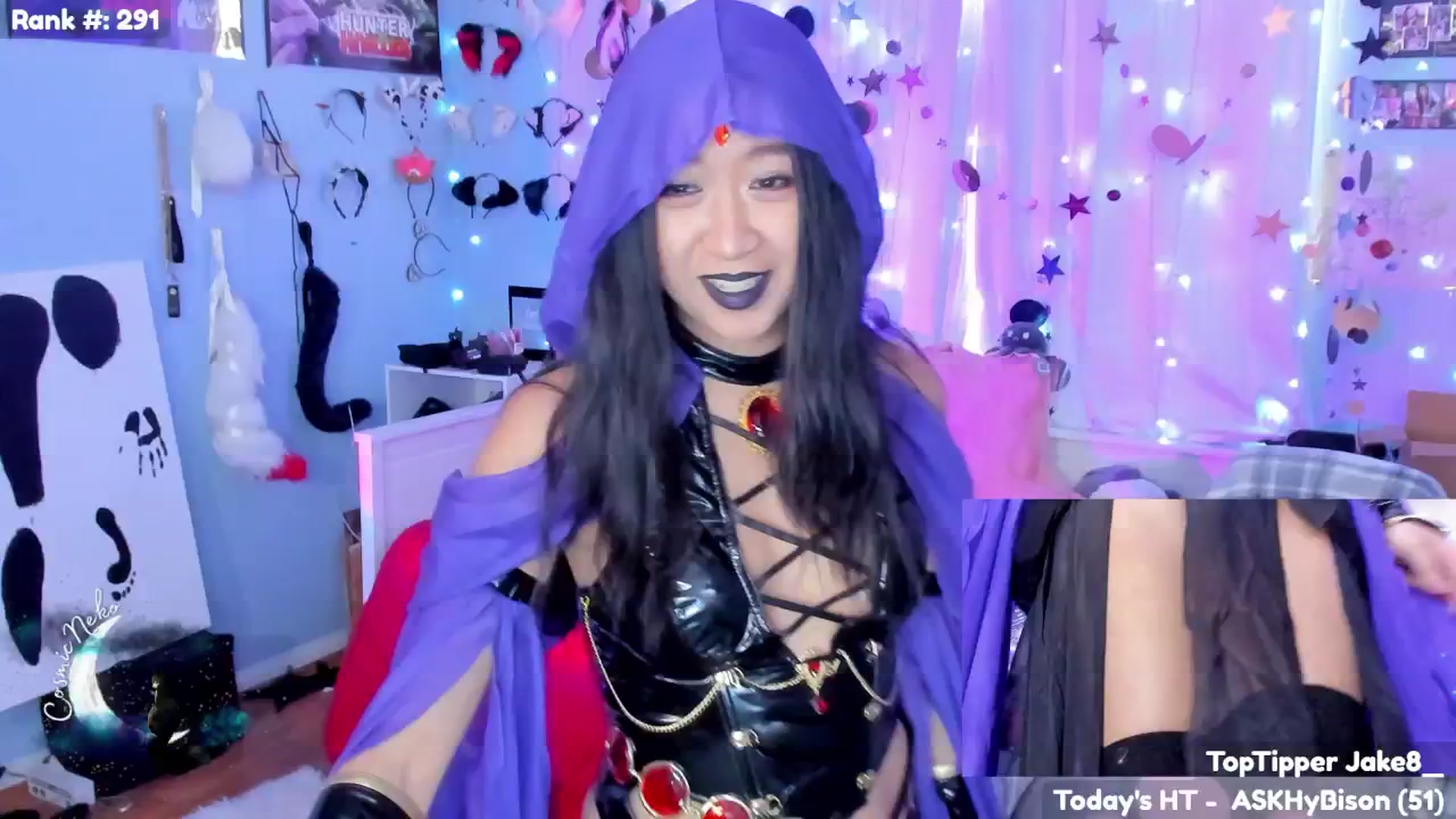 Gallery image thumbnail from CosmicNeko's myfreecams stream on, 10/18/2025, 24:56 image 1 of 20