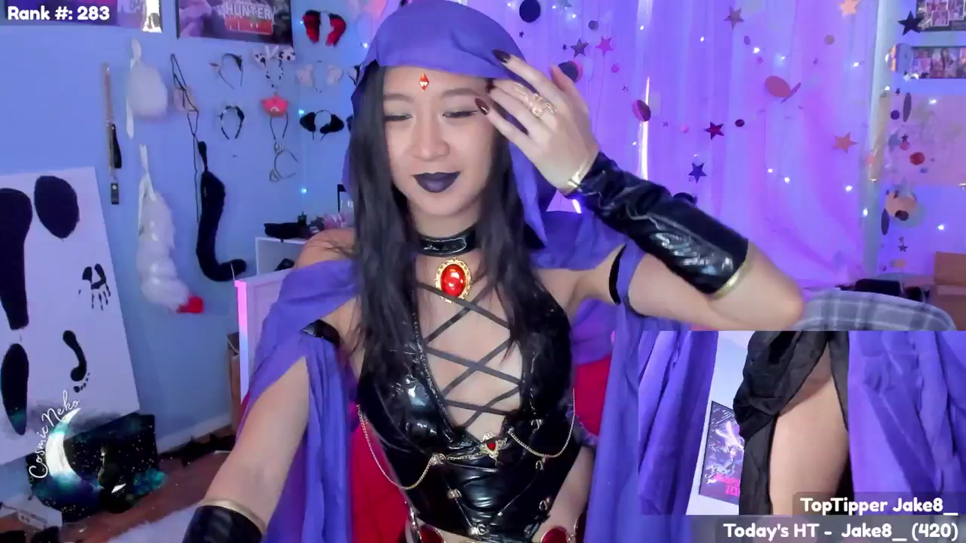 Gallery image thumbnail from CosmicNeko's myfreecams stream on, 10/18/2025, 24:56 image 6 of 20