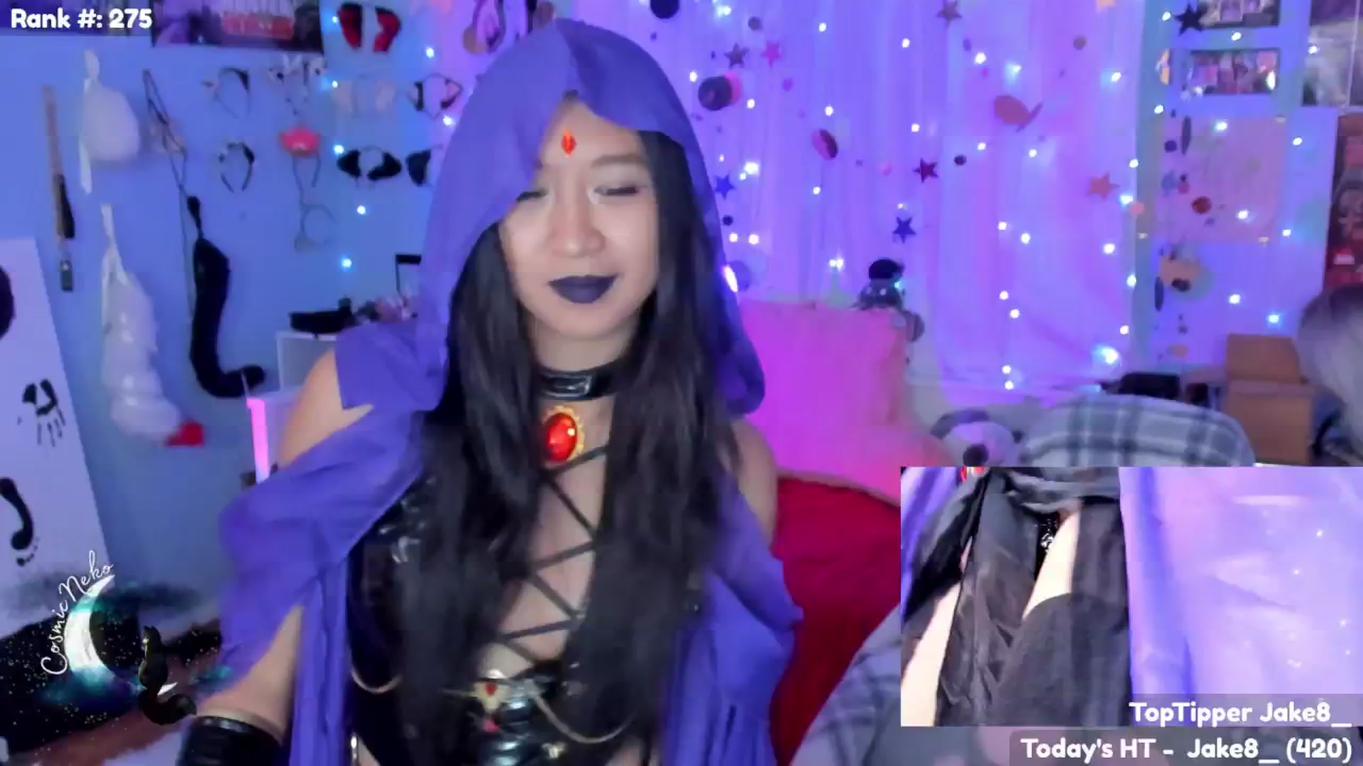 Gallery image thumbnail from CosmicNeko's myfreecams stream on, 10/18/2025, 24:56 image 20 of 20