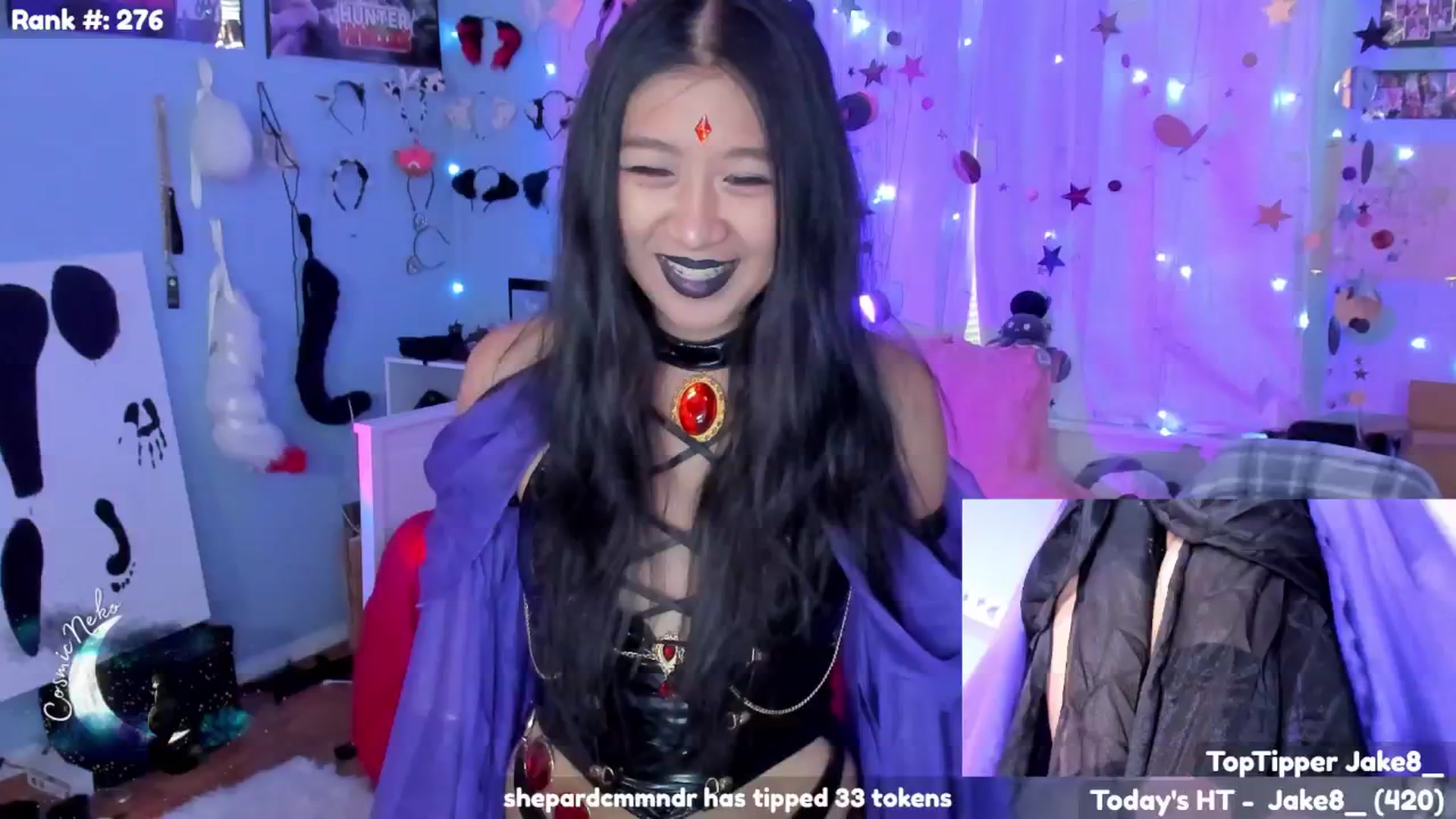 Gallery image thumbnail from CosmicNeko's myfreecams stream on, 10/18/2025, 24:56 image 11 of 20