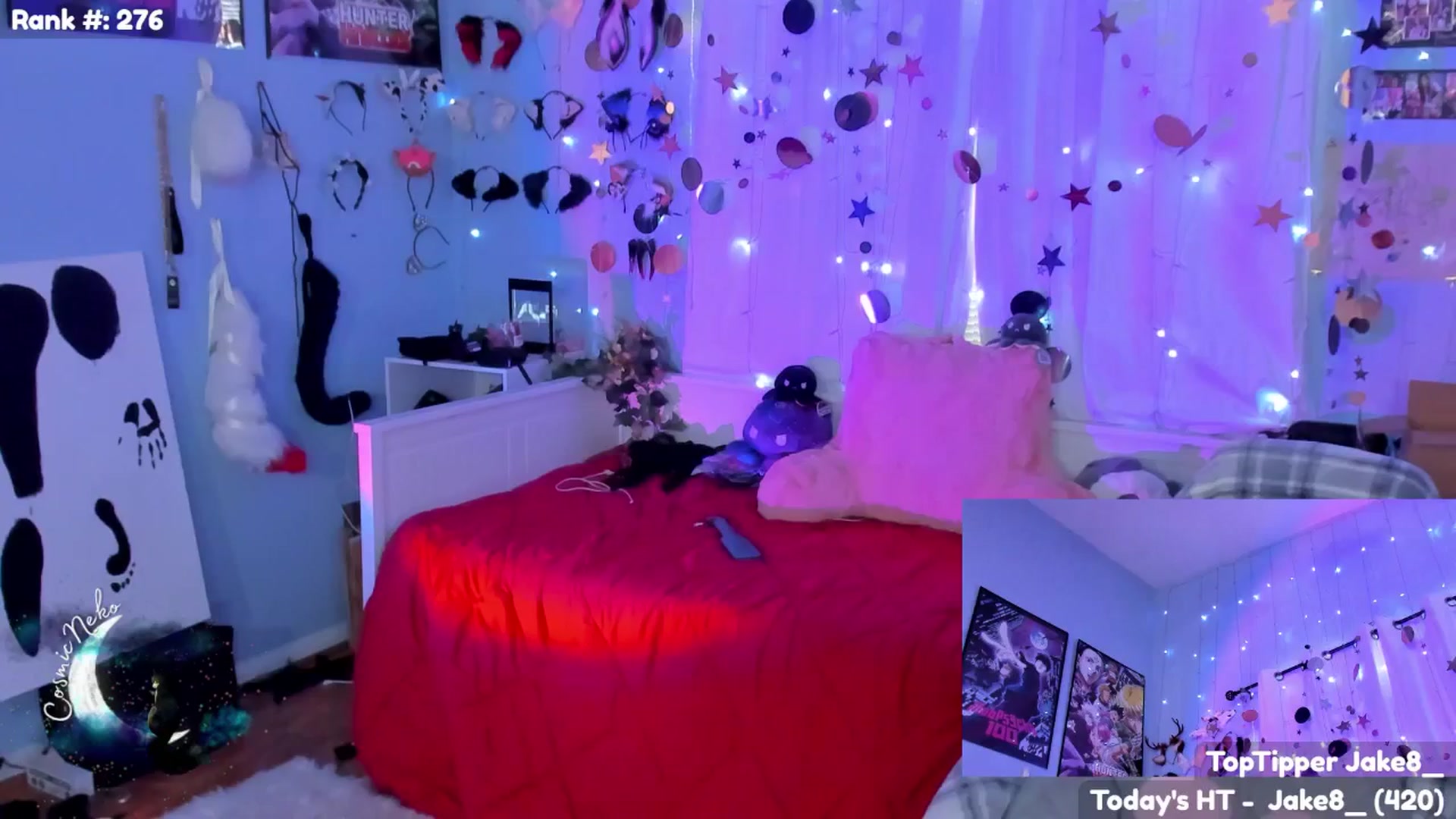 Gallery image thumbnail from CosmicNeko's myfreecams stream on, 10/18/2025, 24:56 image 10 of 20