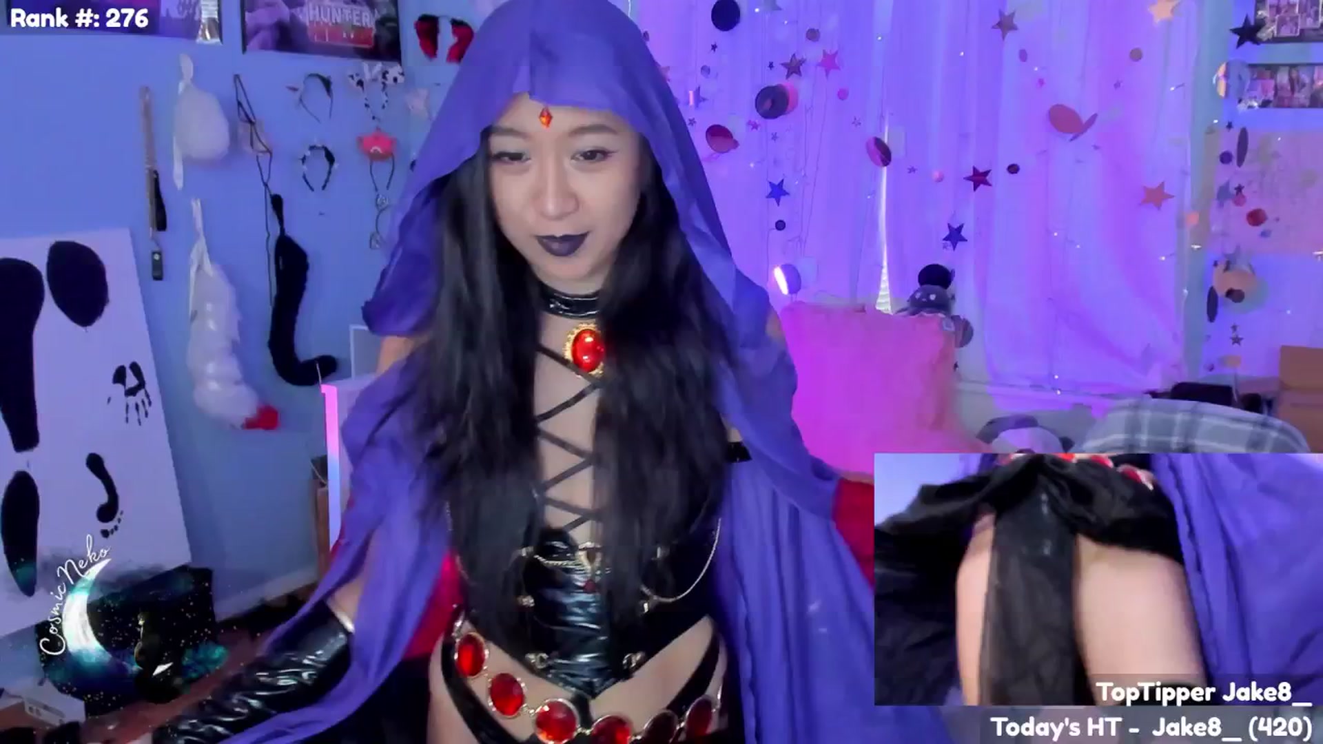 Gallery image thumbnail from CosmicNeko's myfreecams stream on, 10/18/2025, 24:56 image 12 of 20